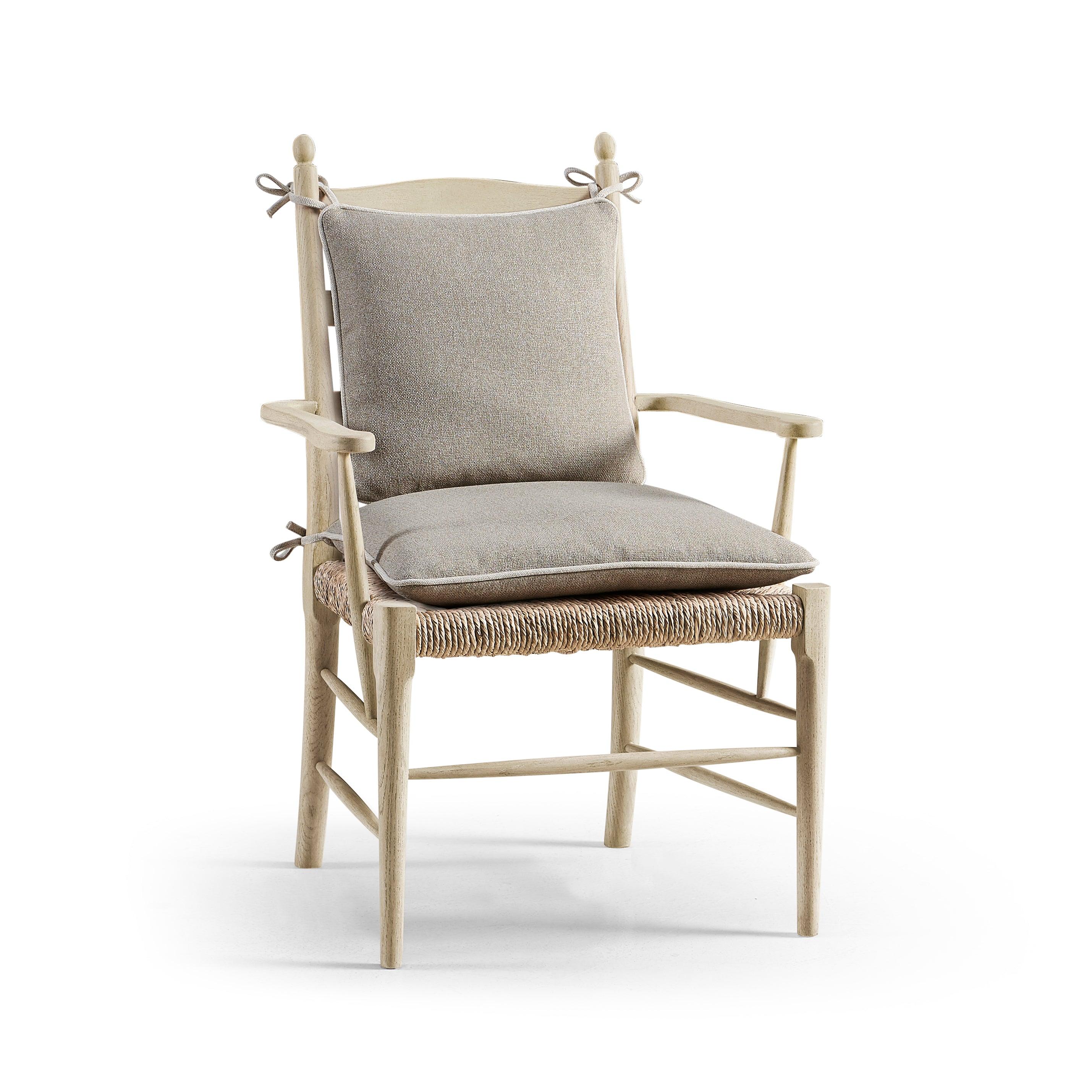 Timeless Doppler Ladderback Arm Chair in Stripped Oak - Frankwebs