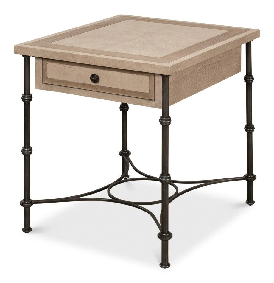 Chisholm Equestrian Side Table Barn Grey - Frankwebs