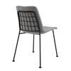 Elma Side Chair  Fabric with Matte Black Frame and Legs - Set Of 2 - Frankwebs