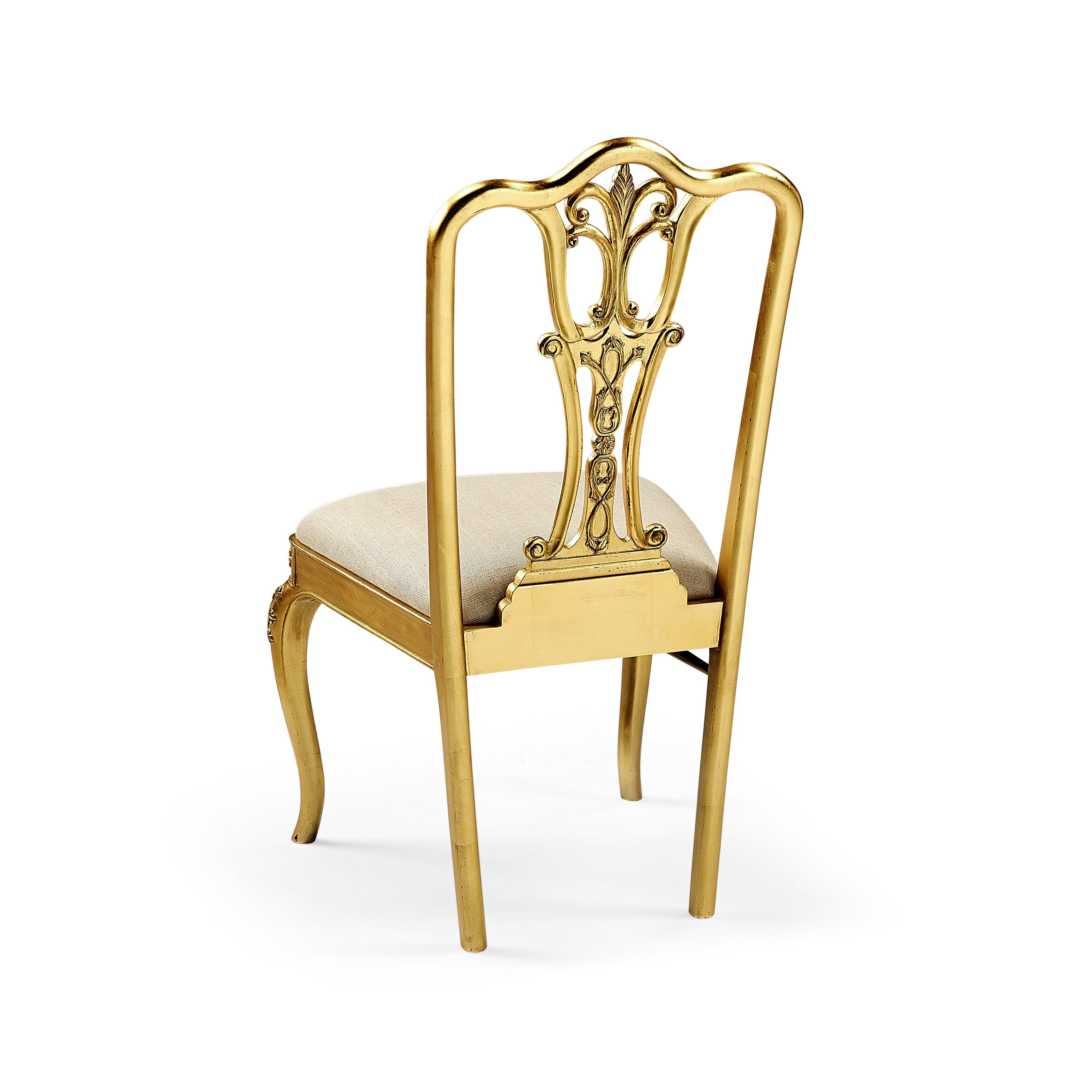 Buckingham Gilded 18th Century Style Dining Chair - Set of 2 - Frankwebs