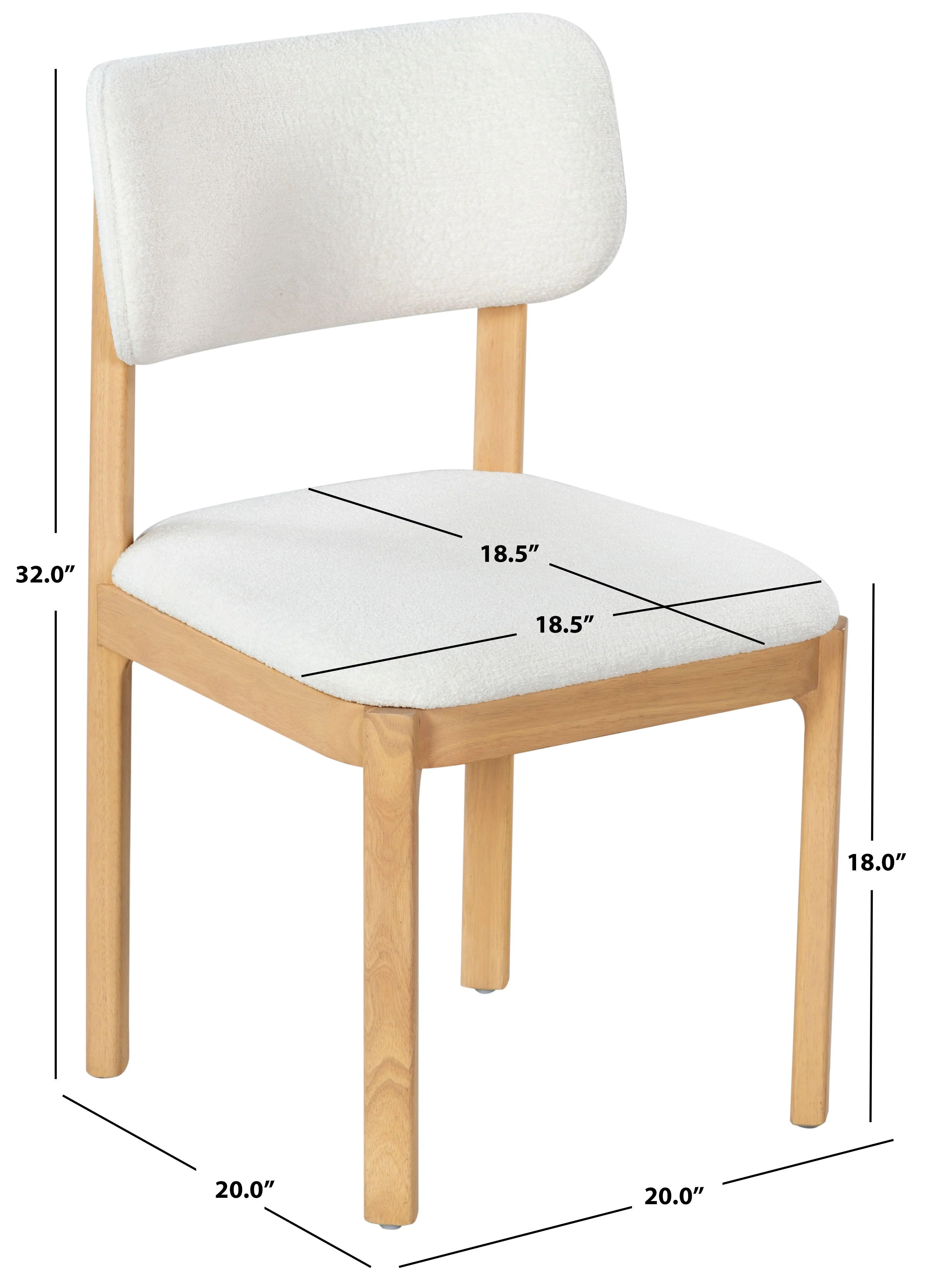 TRYSTAN BOUCLE DINING CHAIR - Frankwebs