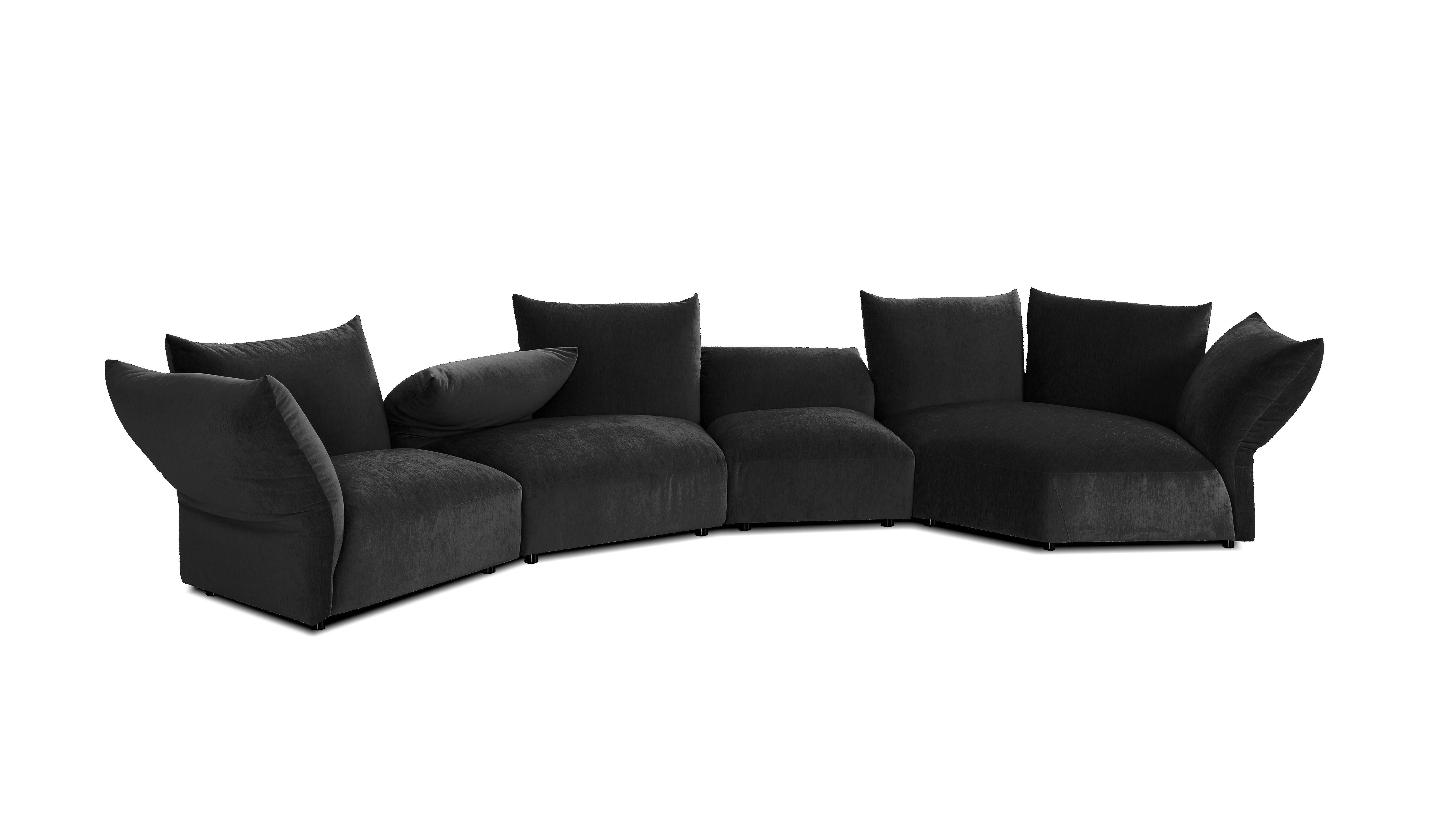 TOBAGO Sectional Chaise Facing Left 4-Piece - Frankwebs