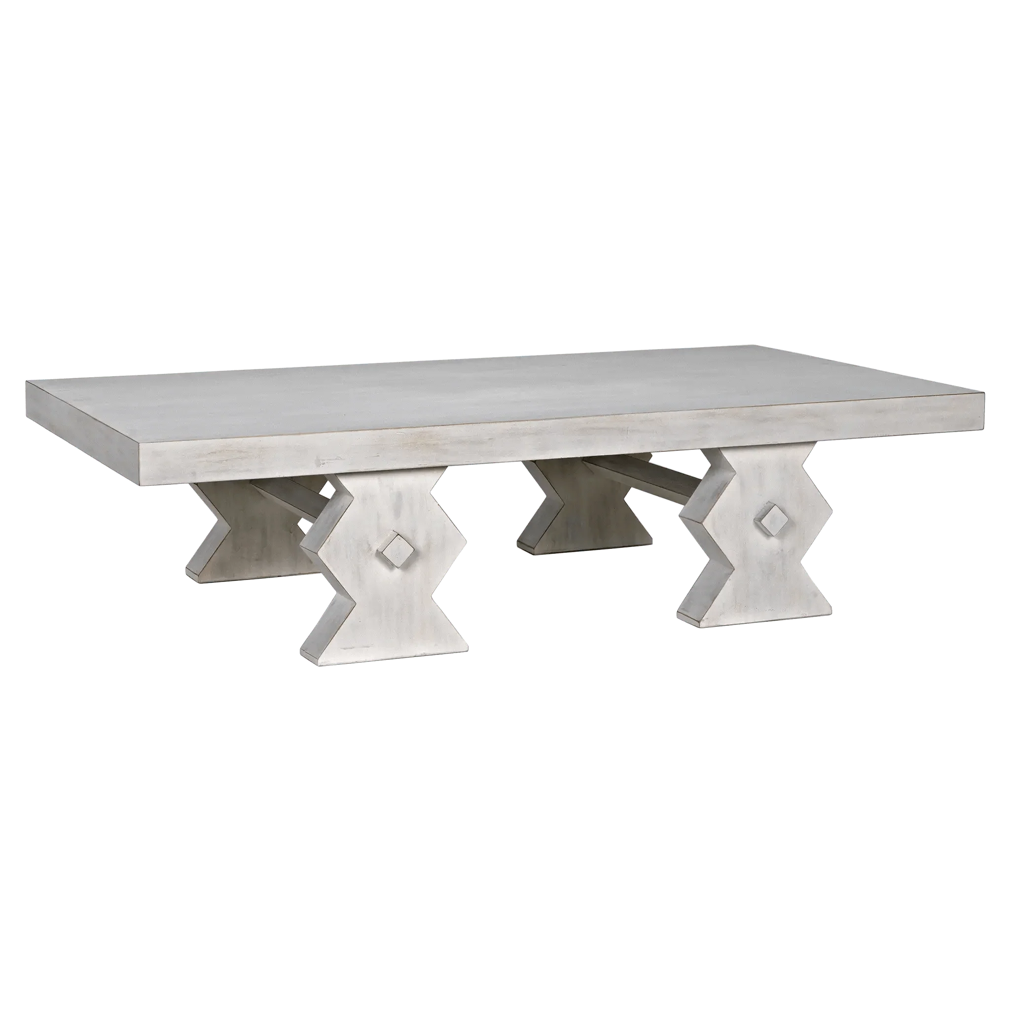 Suzu Coffee Table, White Wash - Frankwebs