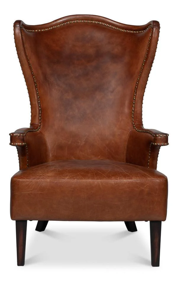 Drake Distilled Leather Chair - Frankwebs