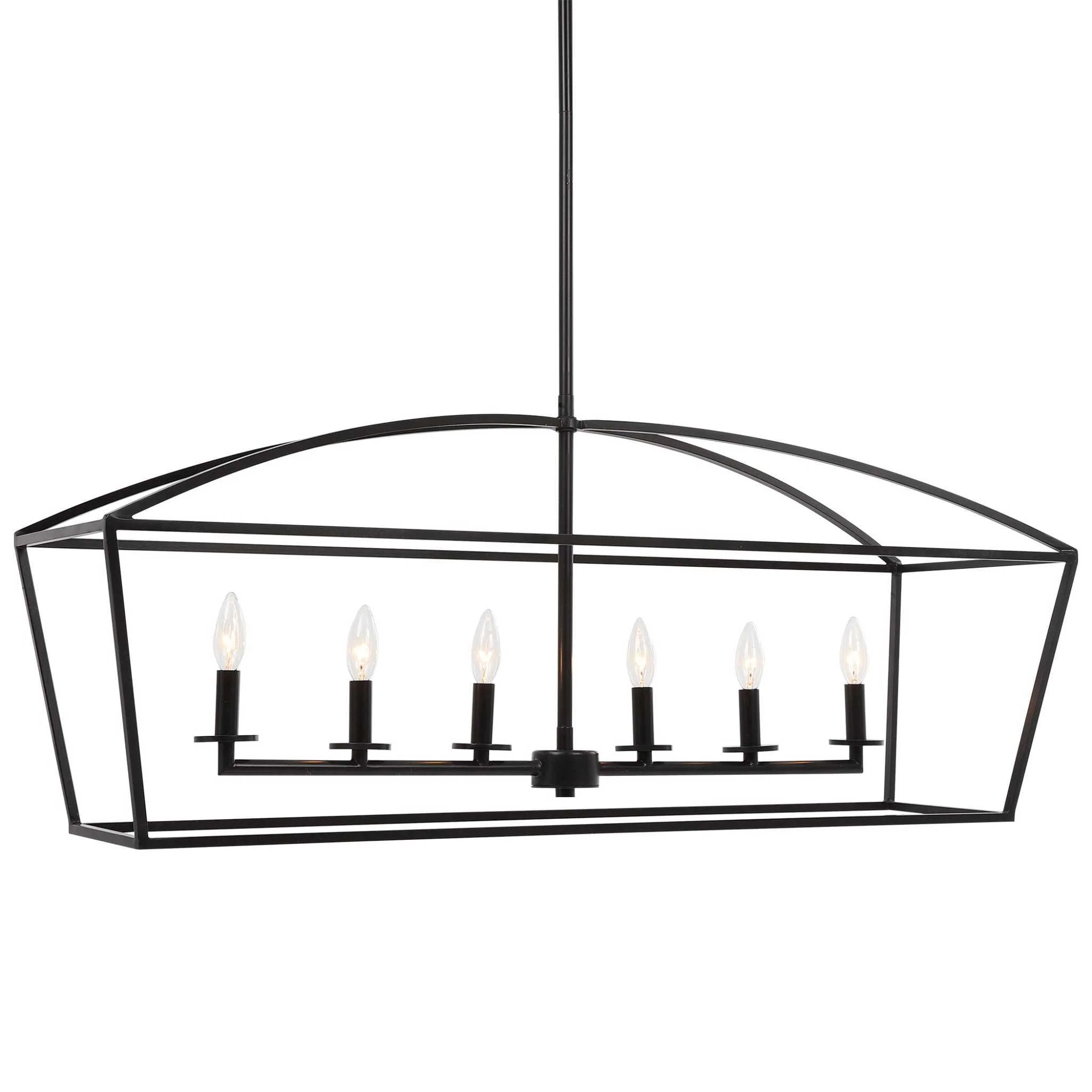 CLAYTON 6 LIGHT LINEAR CHANDELIER - Frankwebs
