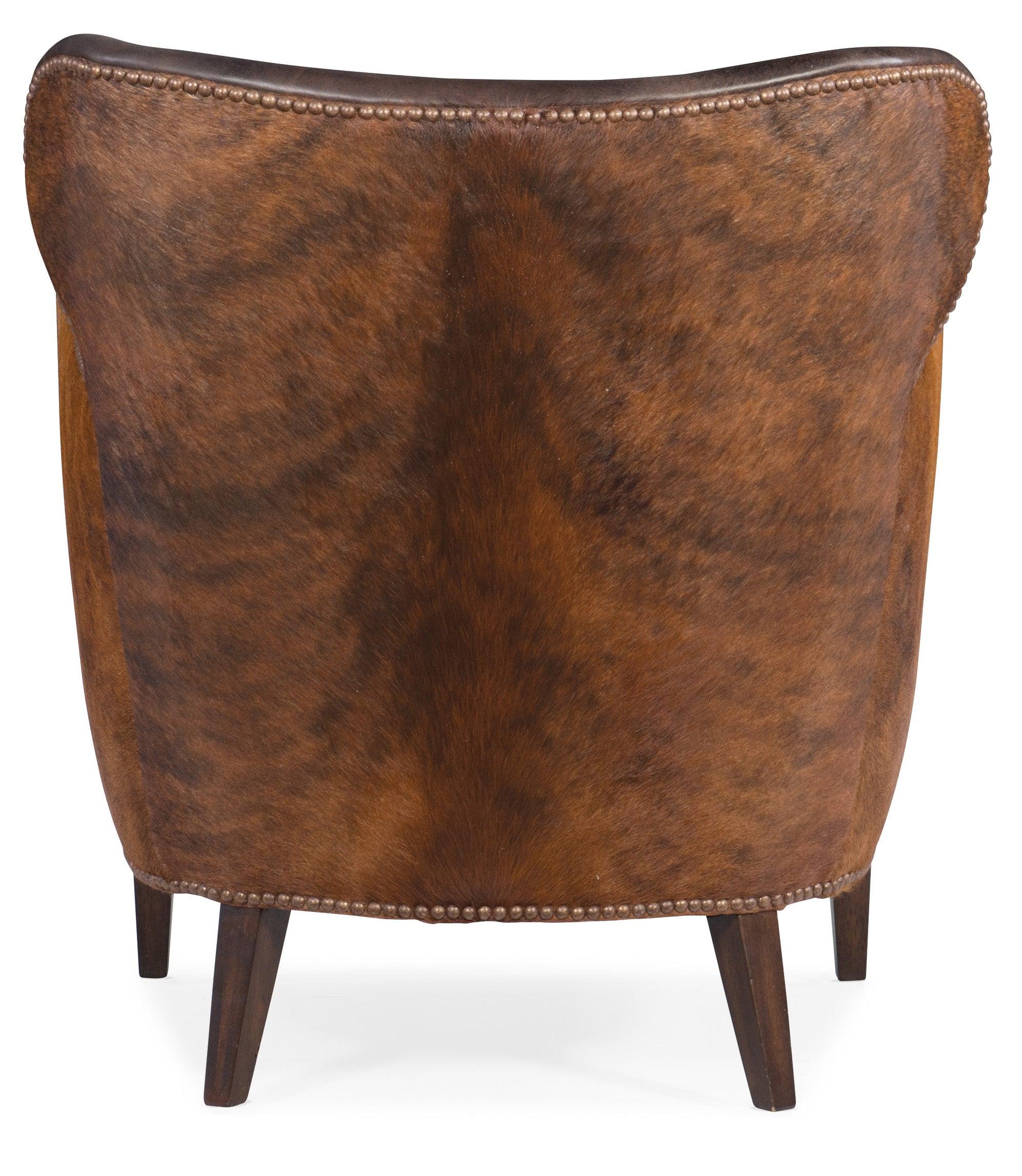 Kato Leather Club Chair with Dark HOH - Frankwebs