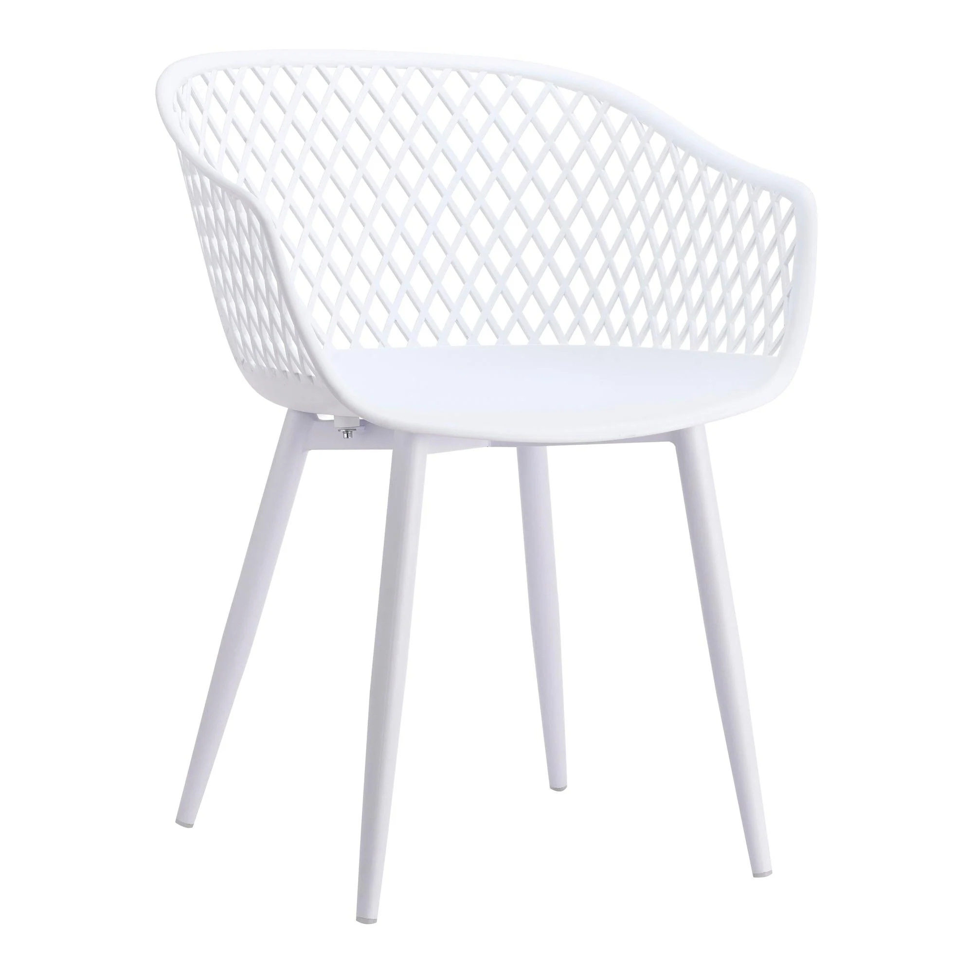 Piazza Outdoor Chair White - Set Of Two - Frankwebs
