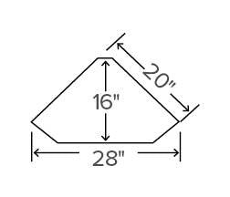 Delia III Corner Curio Cabinet - Frankwebs