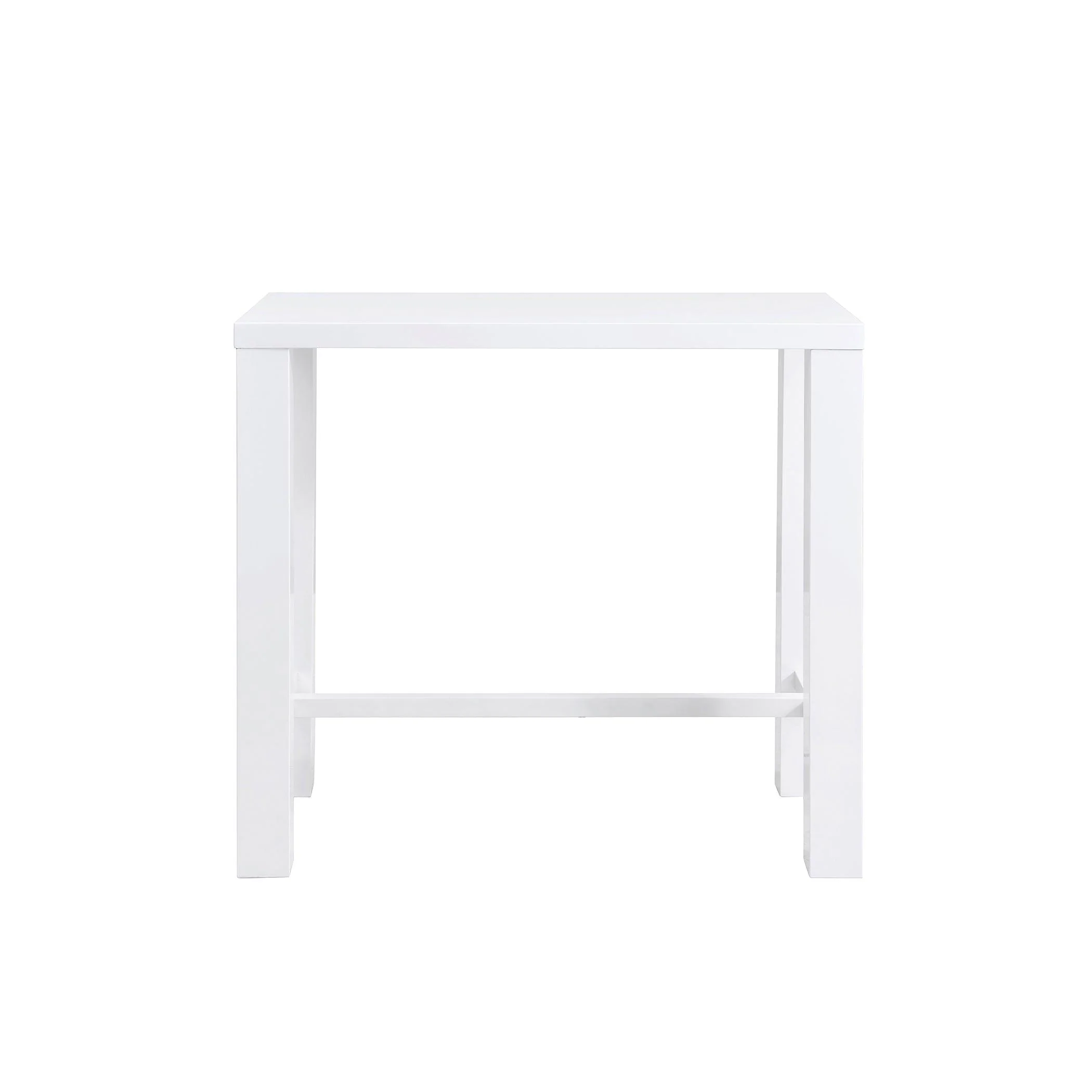 Abby Bar Table Top  High Gloss White - Frankwebs