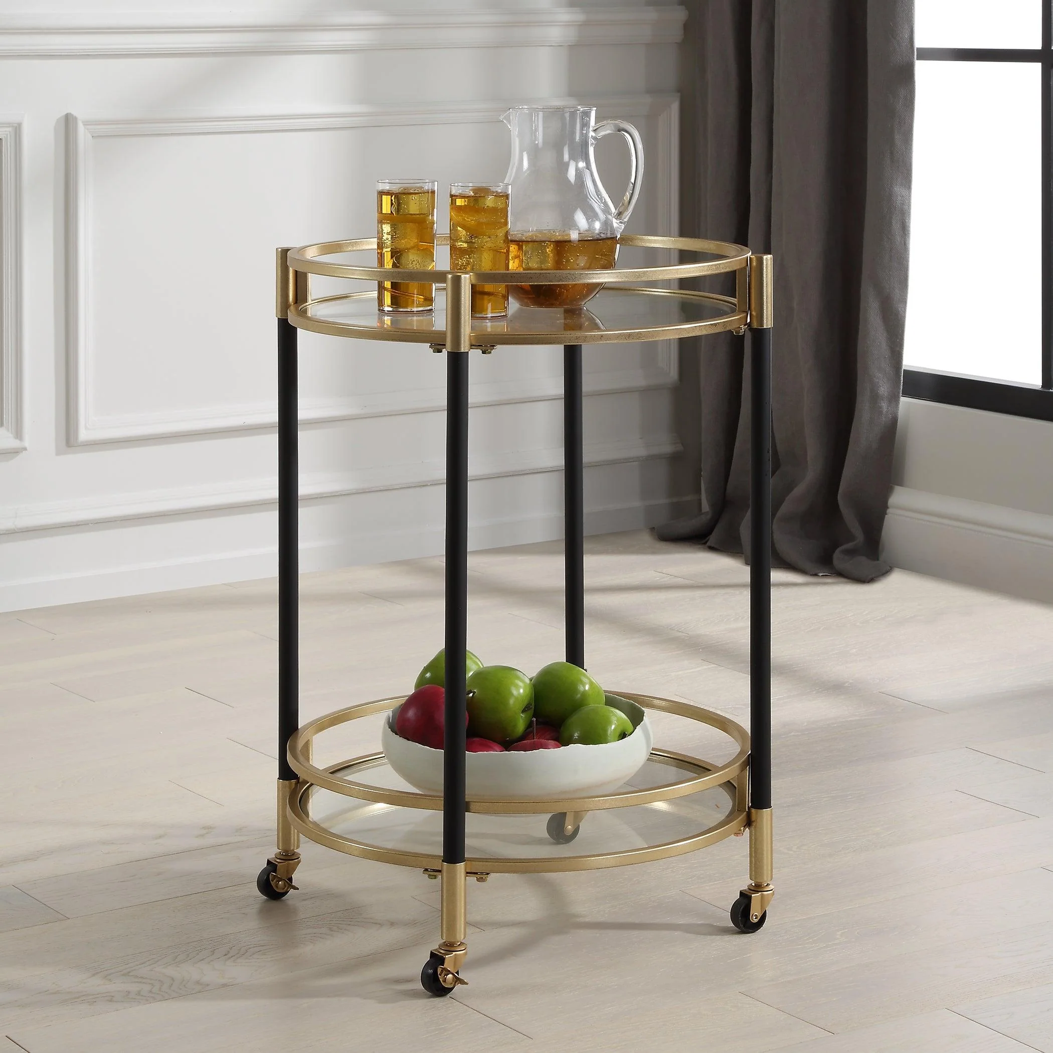 Dolly Round Bar Cart - Frankwebs