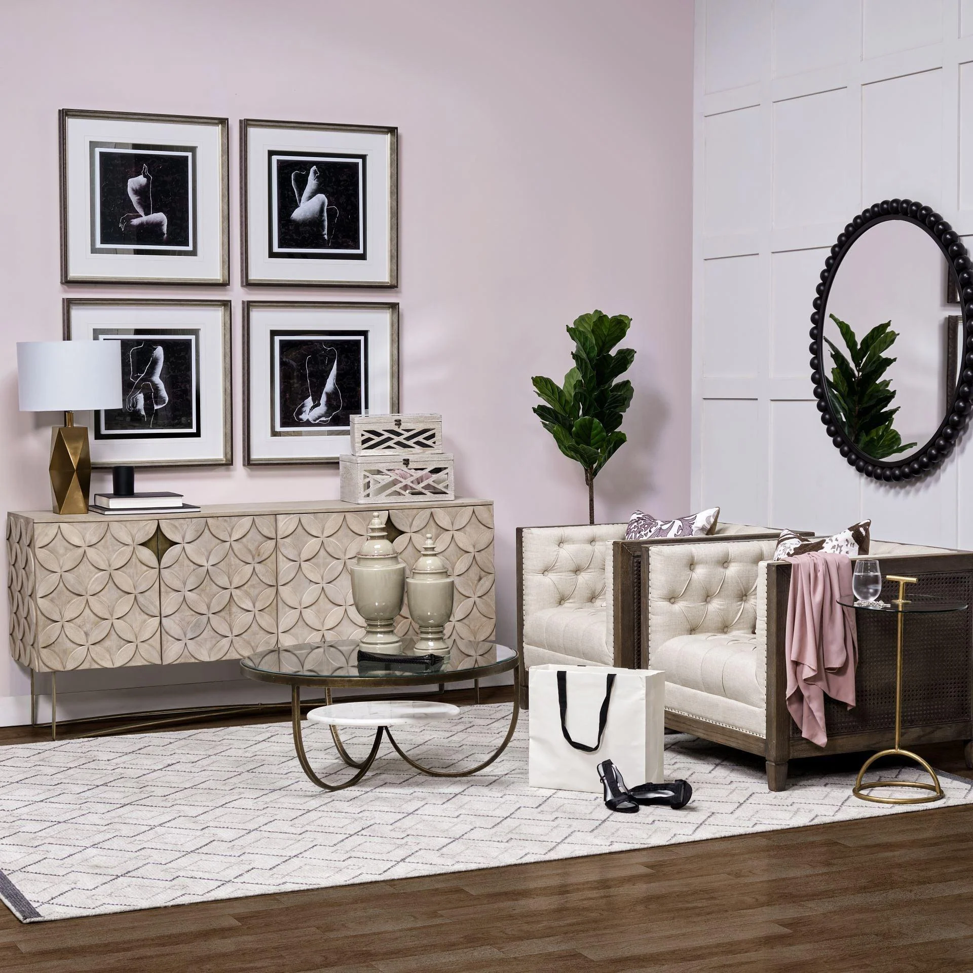 Excelsior I 4 Cabinet Door SideBoard - Frankwebs