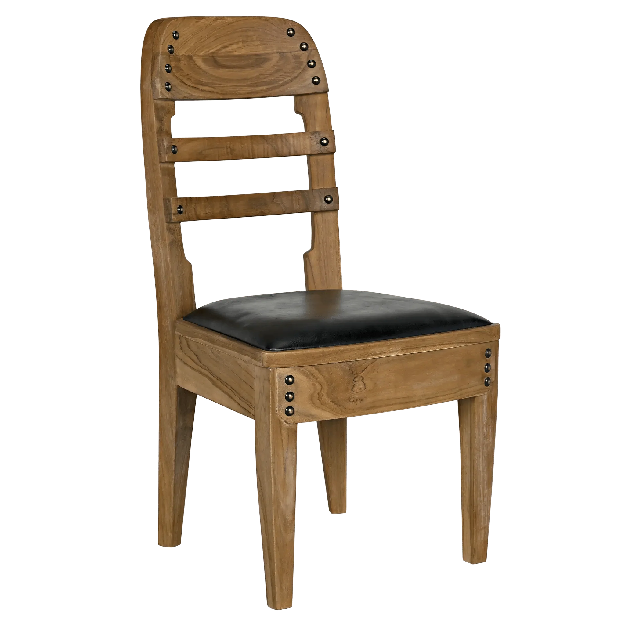 Laila Chair, Teak with Leather - Frankwebs