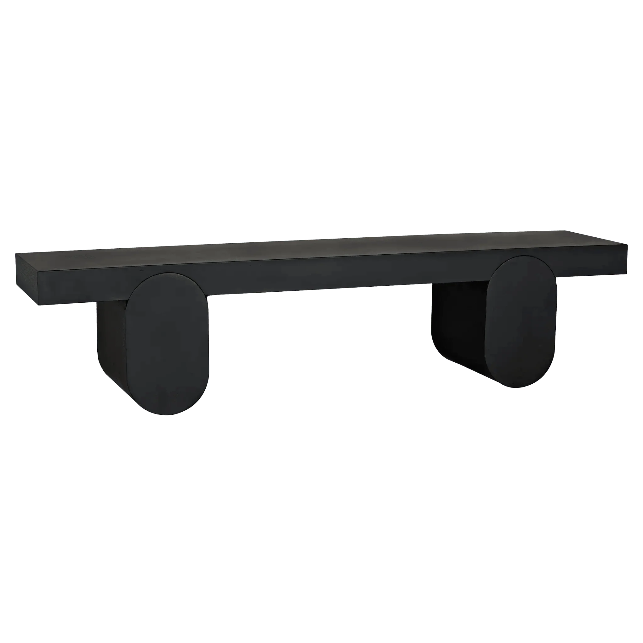 Evora Coffee Table, Black Metal - Frankwebs