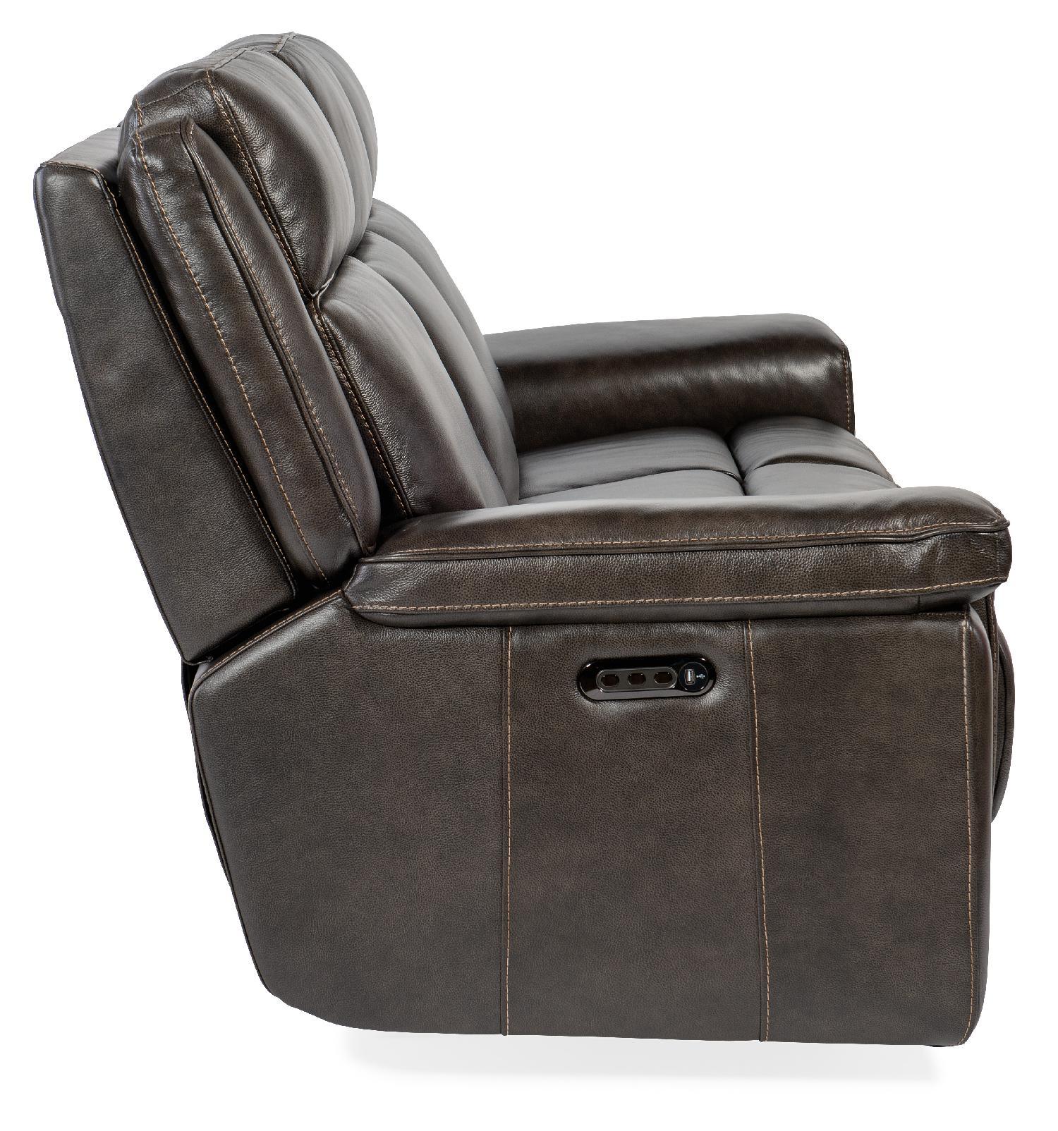 Montel Lay Flat Power Sofa with Power Headrest & Lumbar - Frankwebs