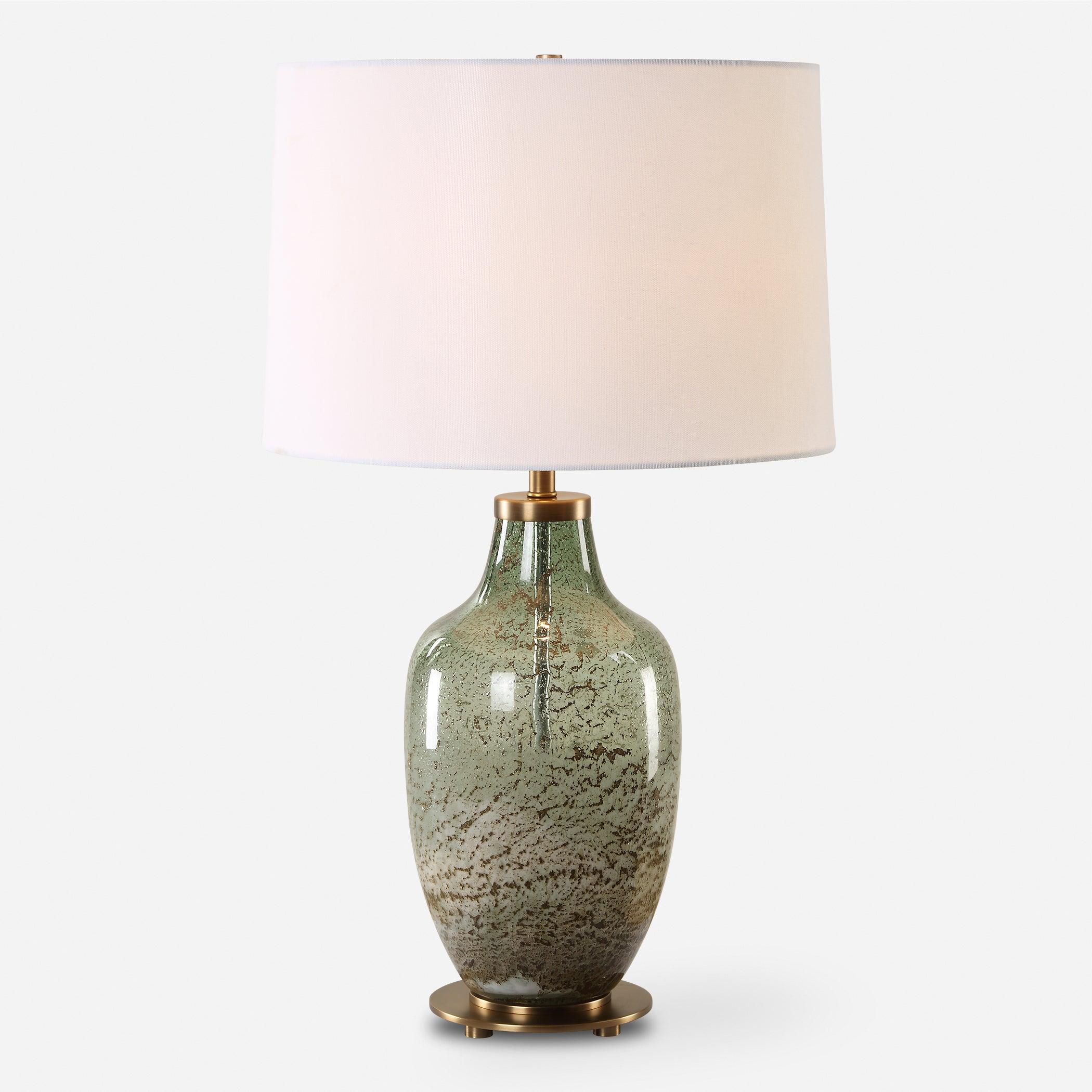 Chianti Olive Glass Table Lamp - Frankwebs