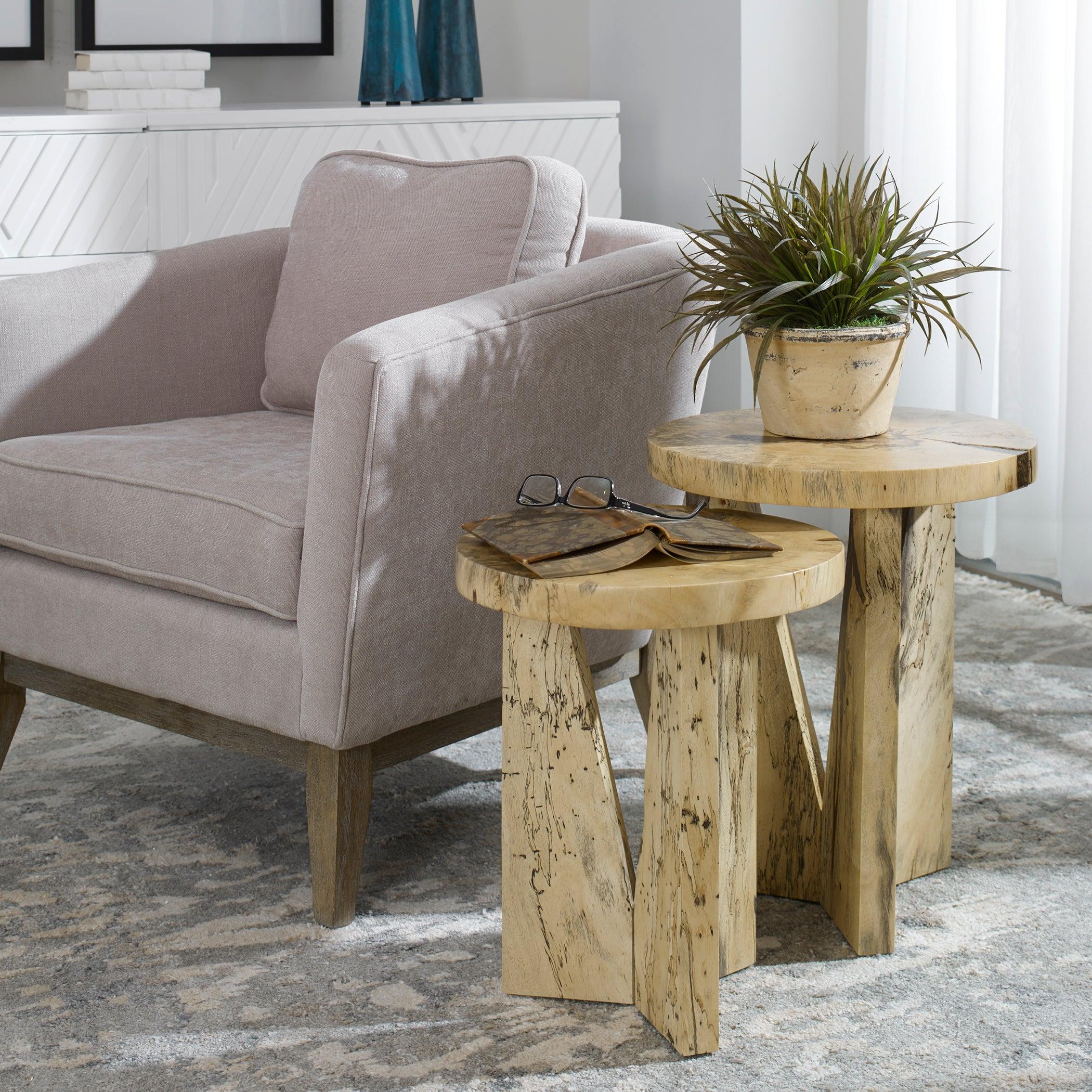 Nadette Natural Nesting Tables, S/2 - Frankwebs