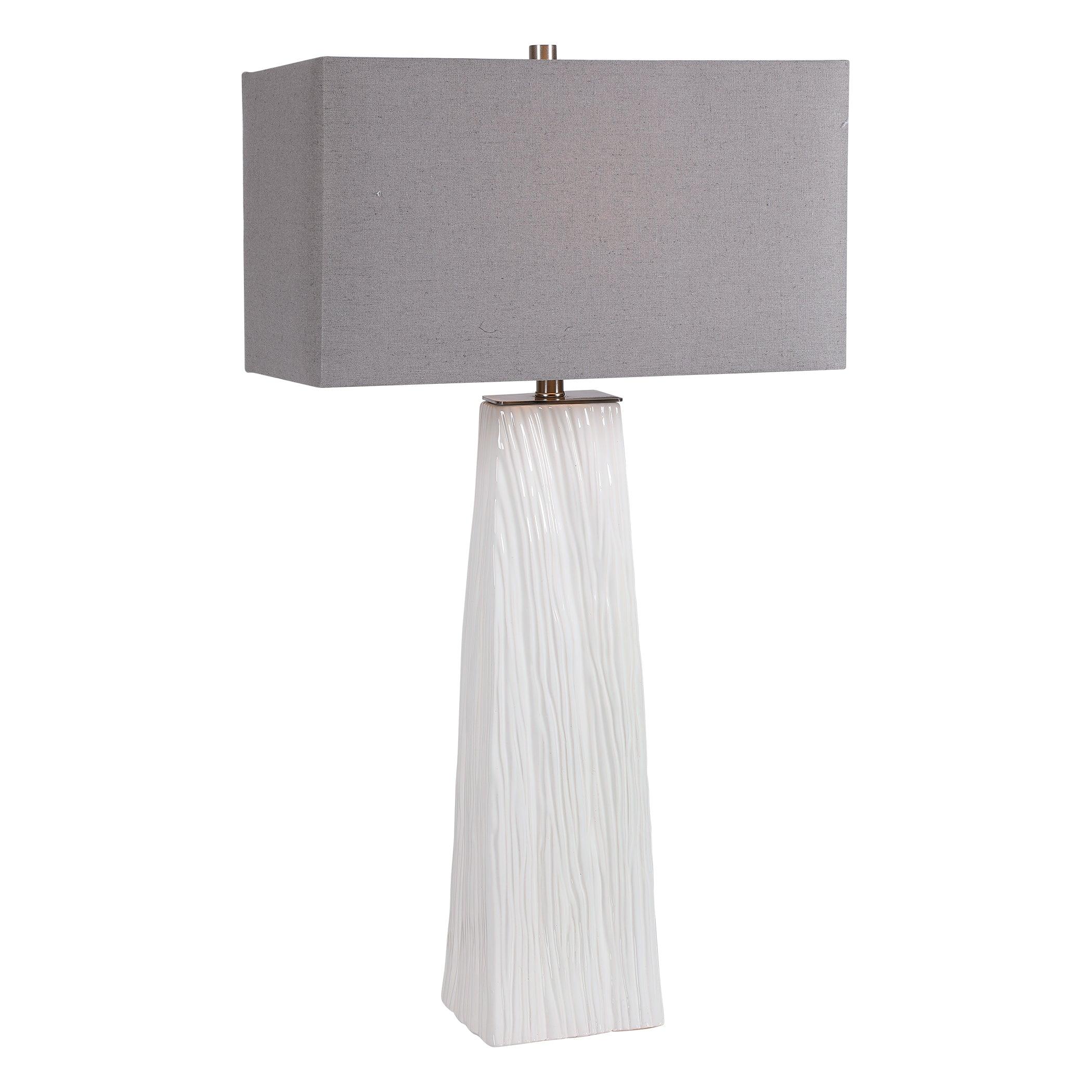 SYCAMORE WHITE TABLE LAMP - Frankwebs