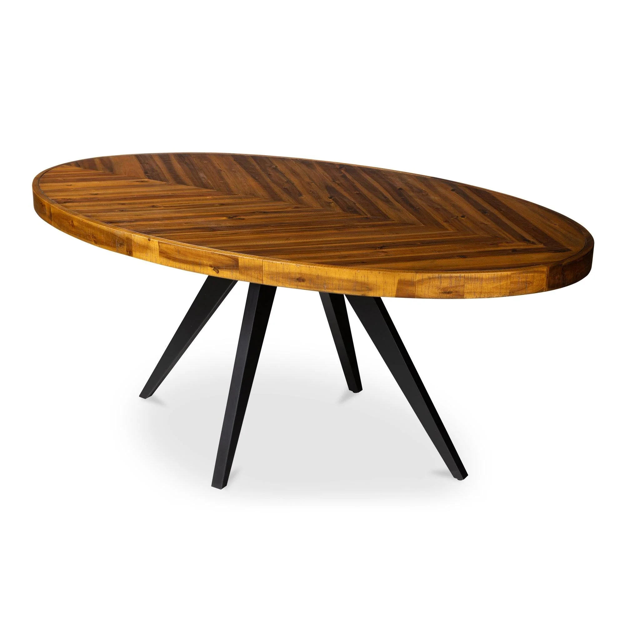 Parq Oval Dining Table Amber - Frankwebs