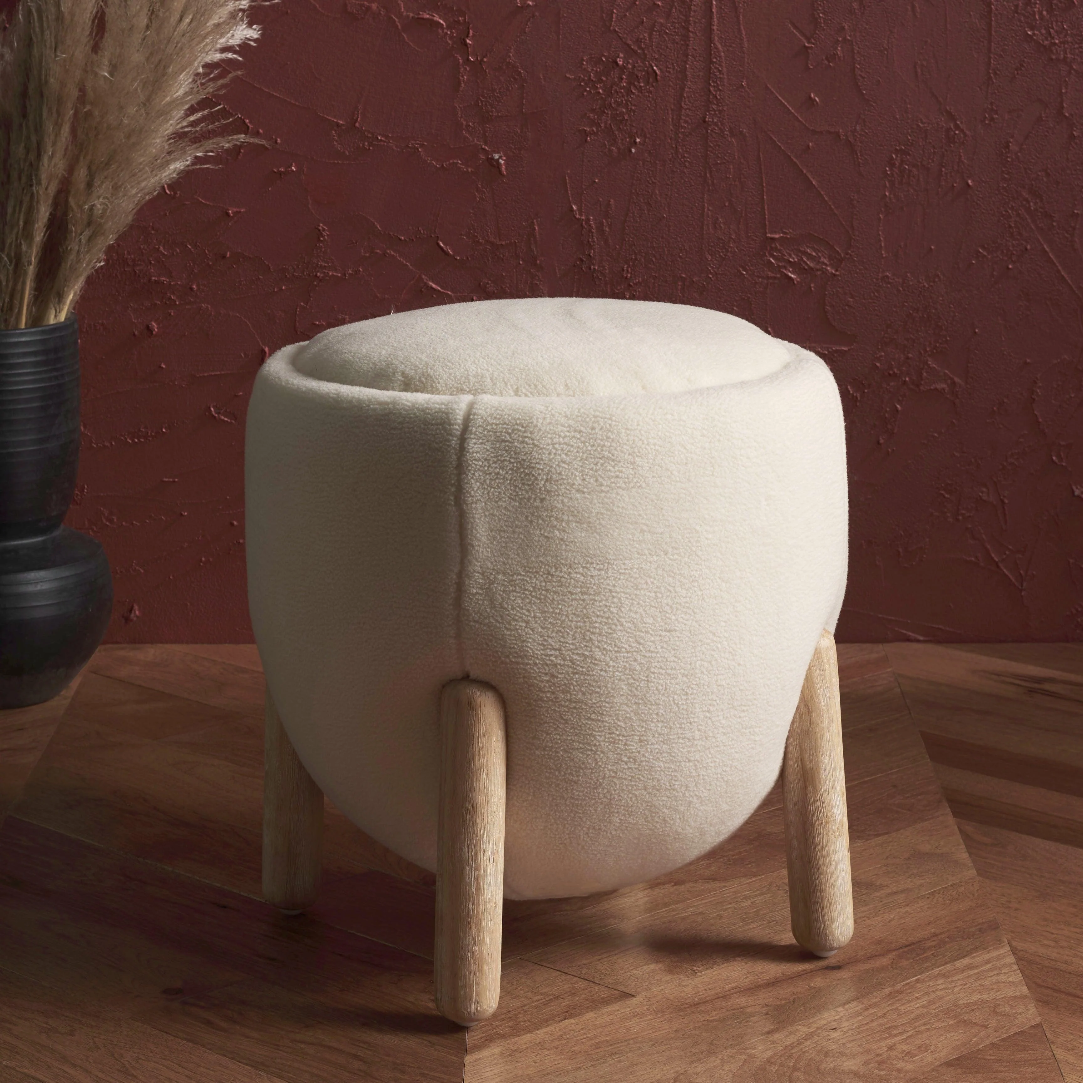 CLARABELLA UPHOLSTERED OTTOMAN - Frankwebs