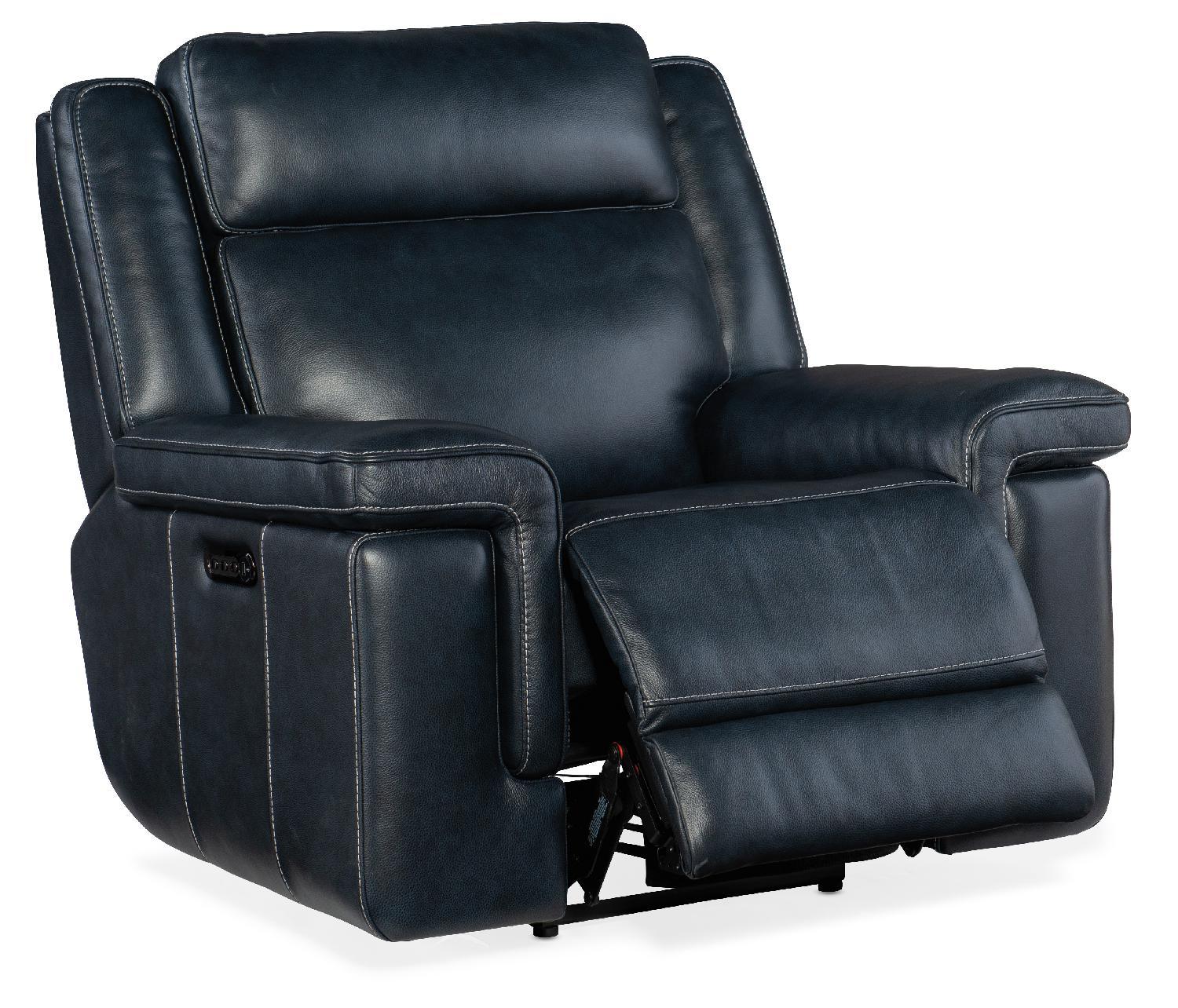 Montel Lay Flat Power Recliner with Power Headrest & Lumbar - Frankwebs