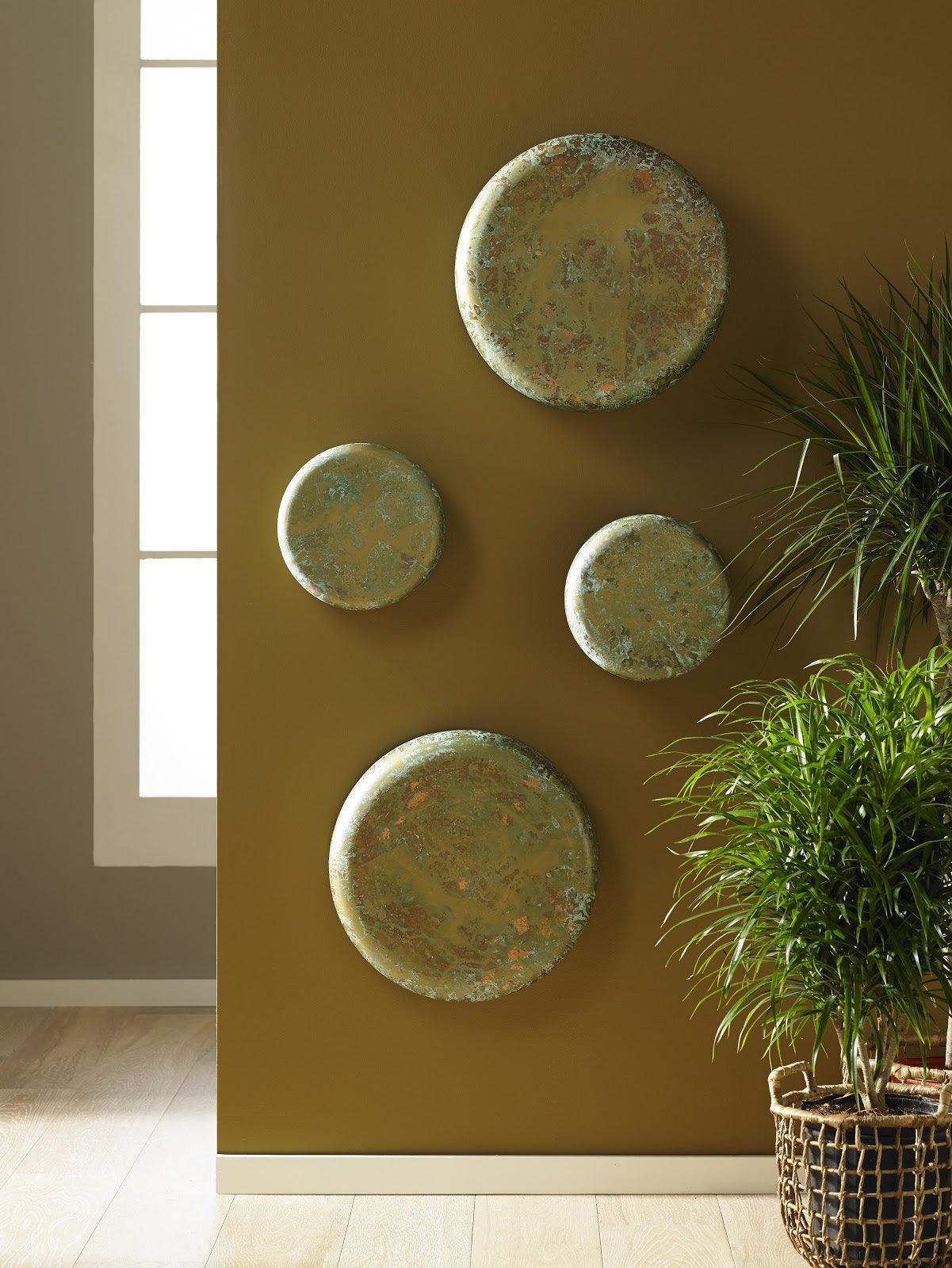 Button Wall Tile, Deep, Lichen Finish, SM - Frankwebs