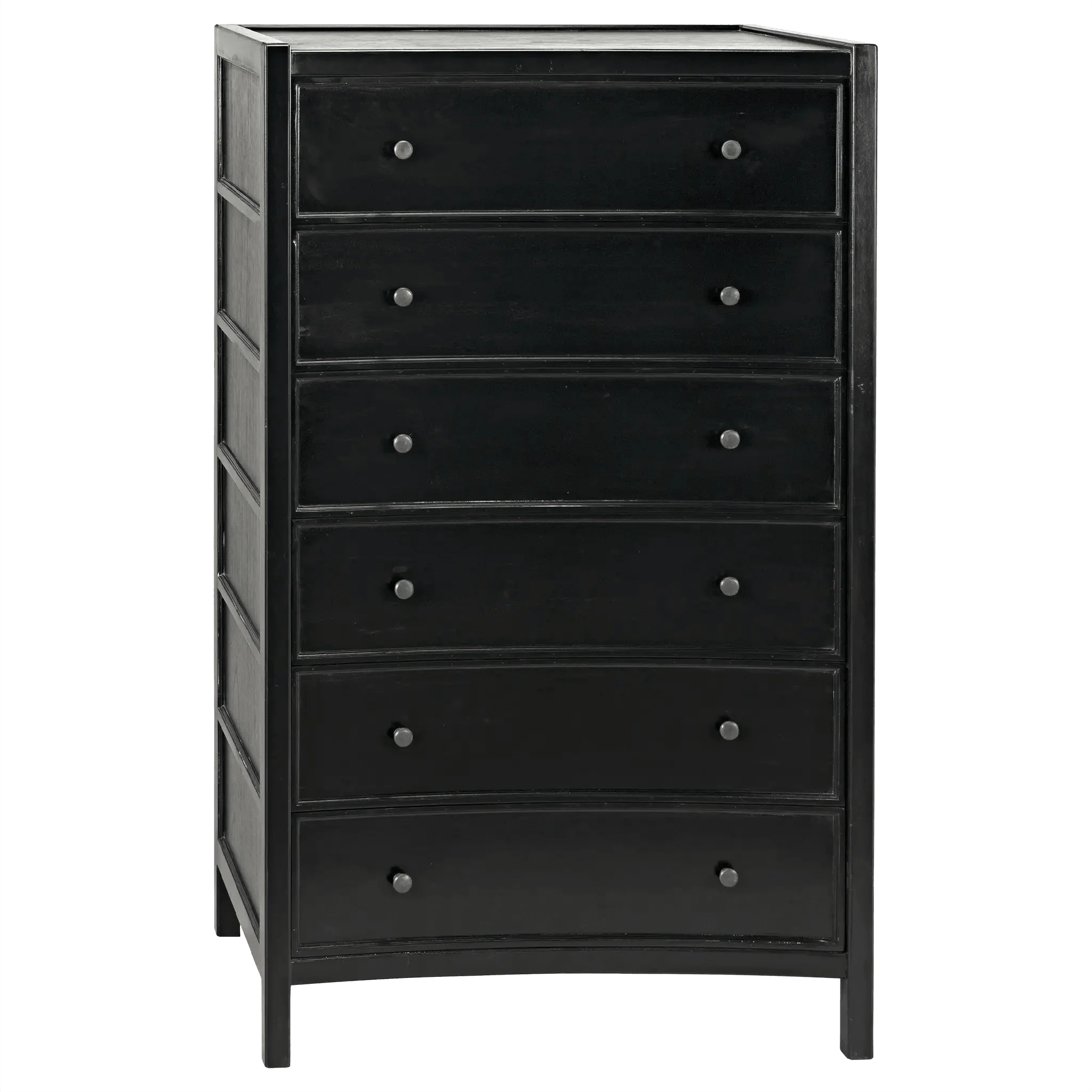 Hampton Tall Boy, Hand Rubbed Black - Frankwebs