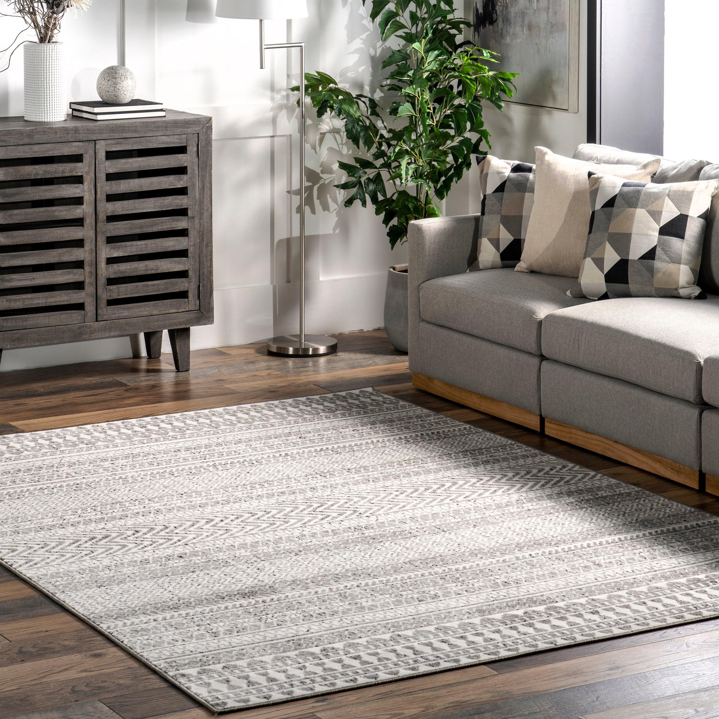 Catherina Transitional Geometric Area Rug - Frankwebs