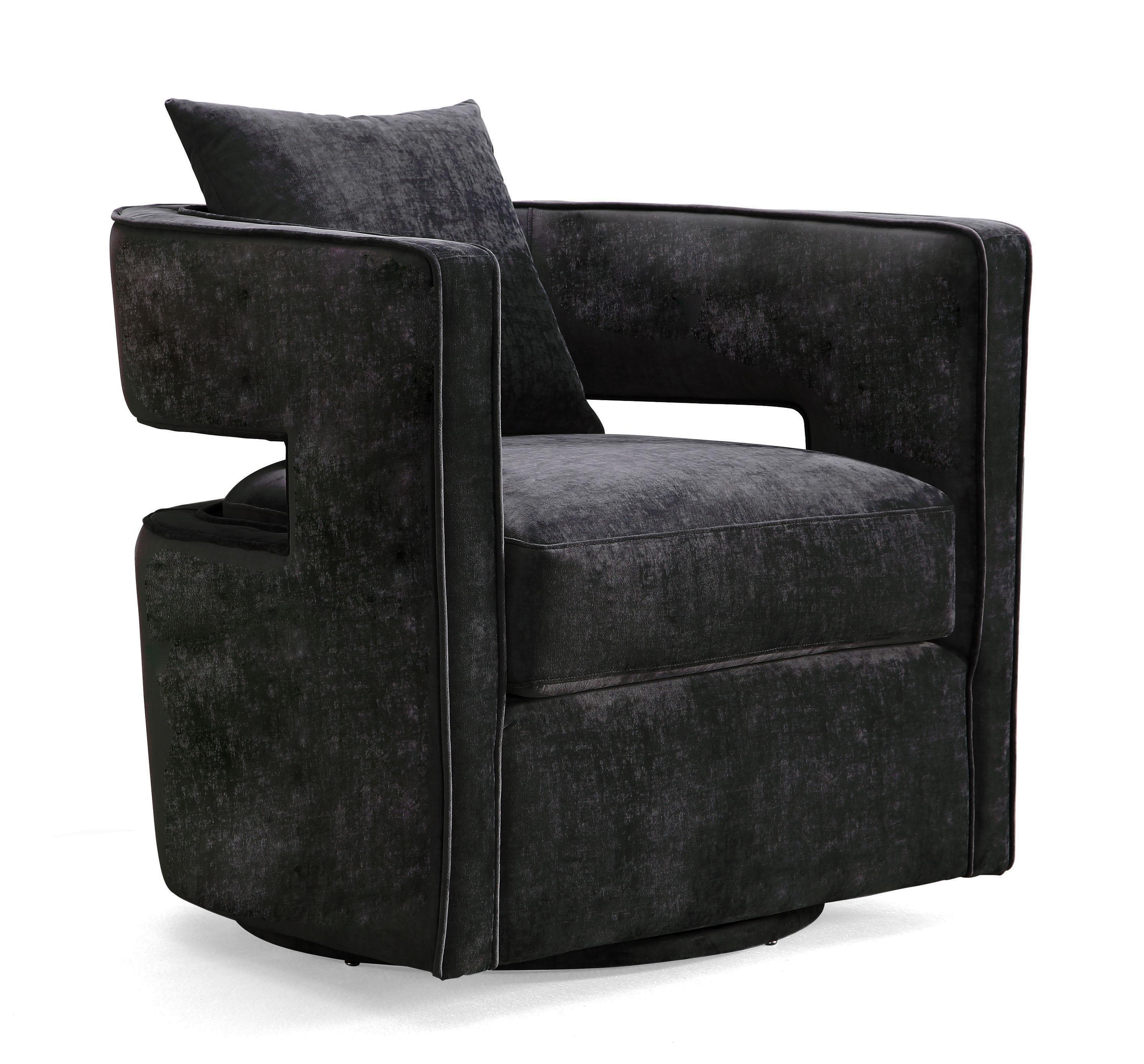 Kennedy Black Swivel Chair - Frankwebs