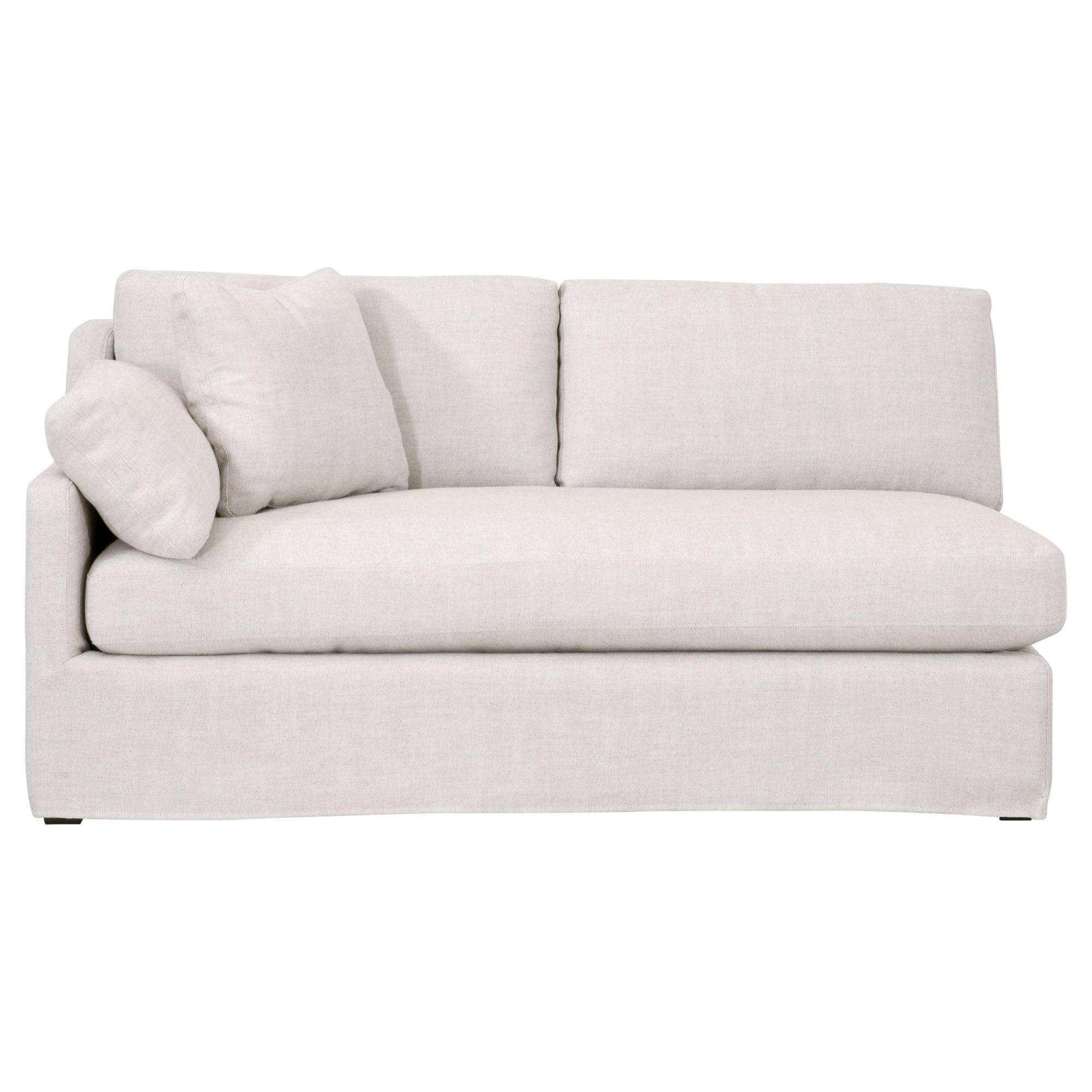 Lena Modular Slipcover 2-Seat Left Slope Arm Sofa - Frankwebs