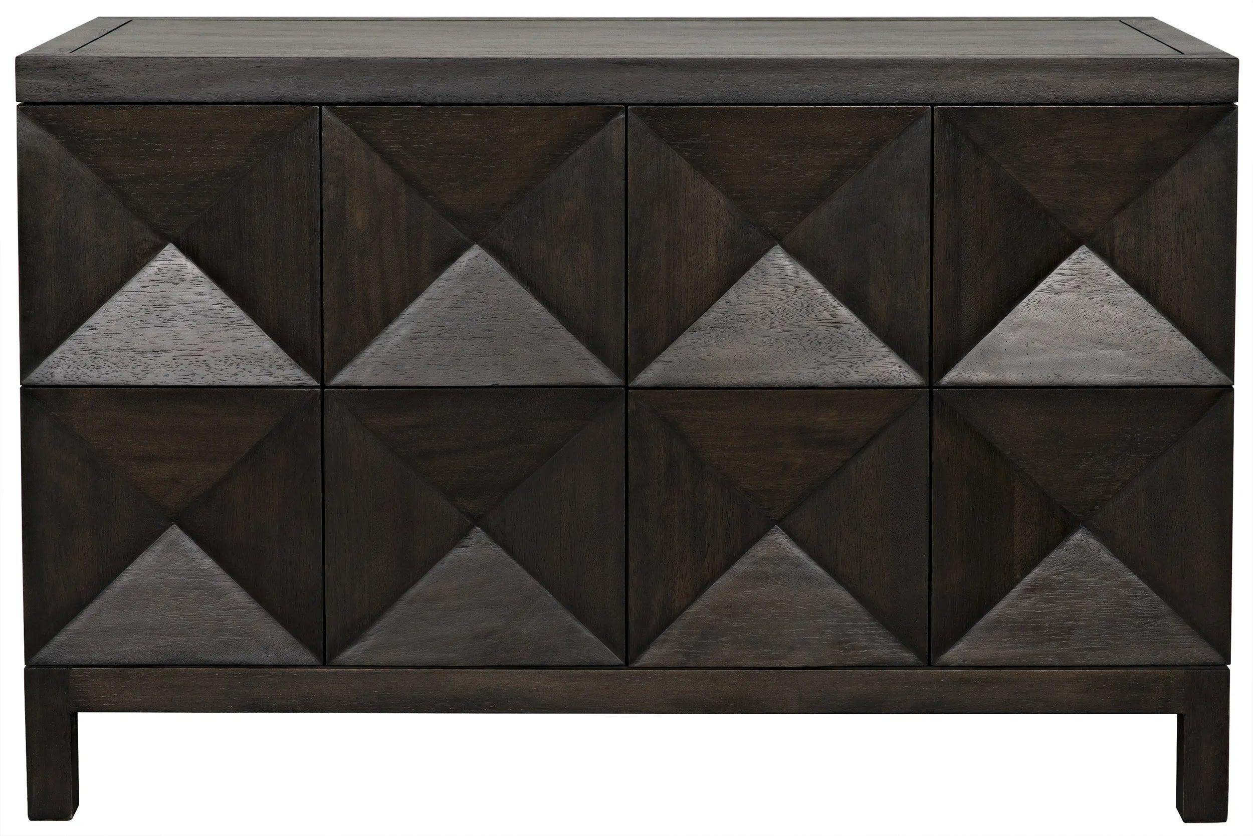 Quadrant 2 Door Sideboard, Ebony Walnut - Frankwebs