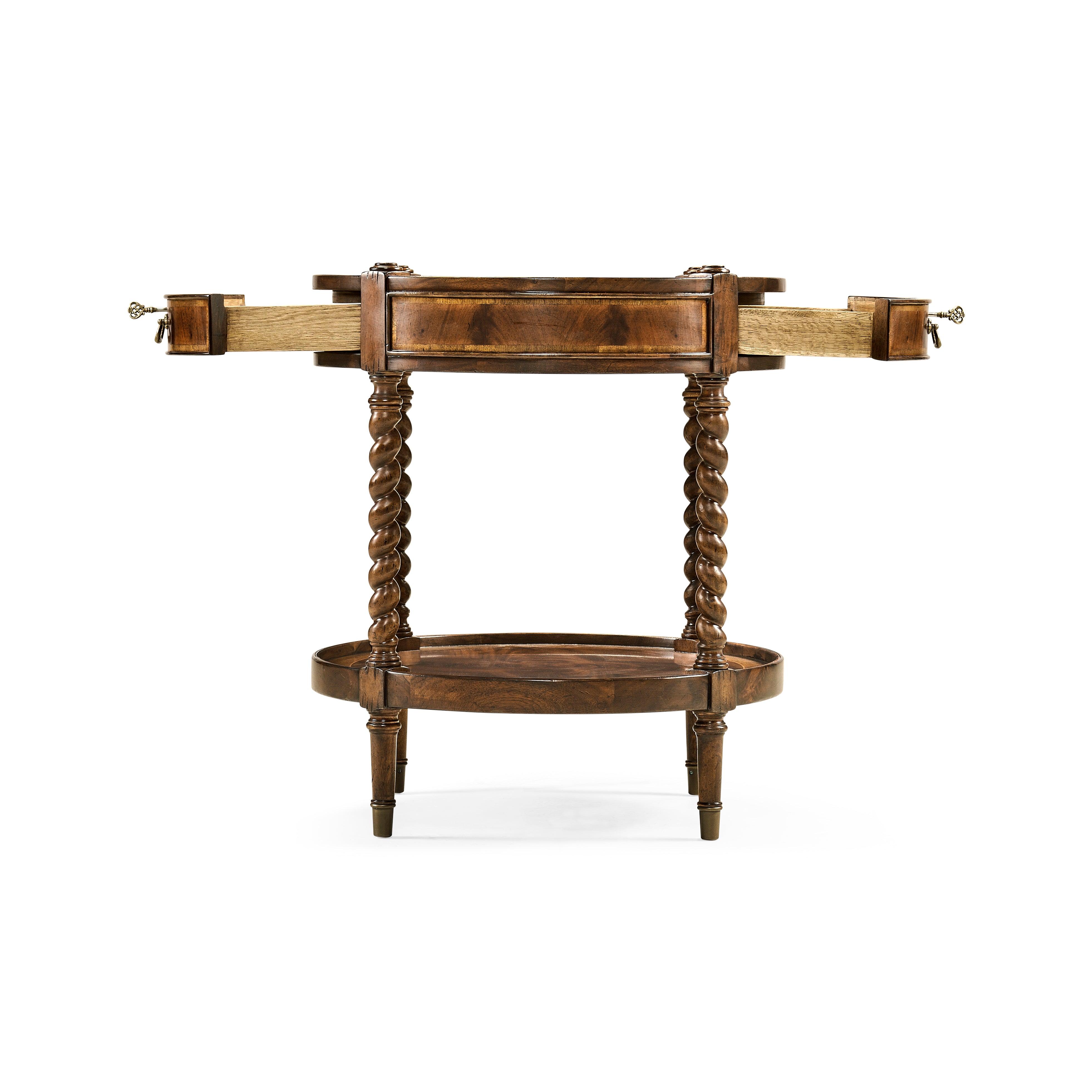 Regency Style Mahogany Round Side Table - Frankwebs