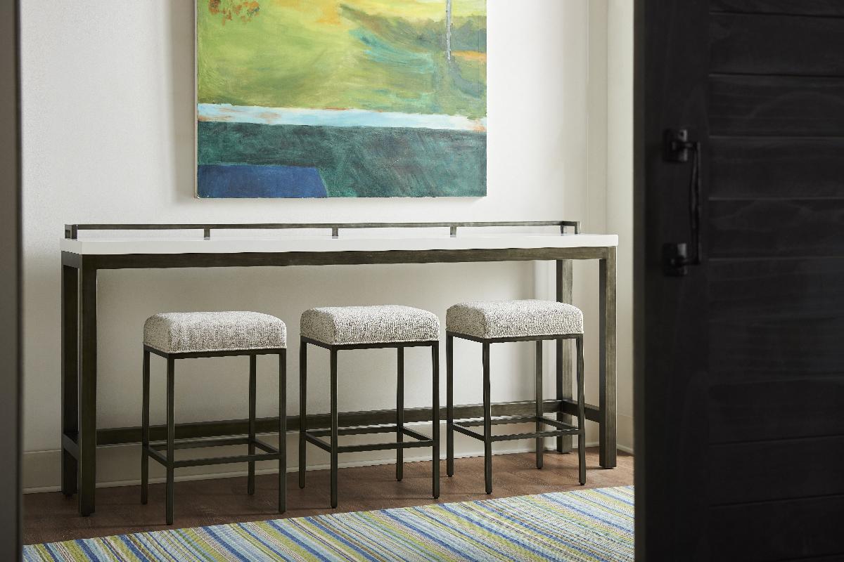 Curated Essence Console Table with Stools - Frankwebs