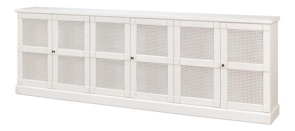 Luciana 6 Cane Dr Buffet 112 Cortina Wh - Frankwebs