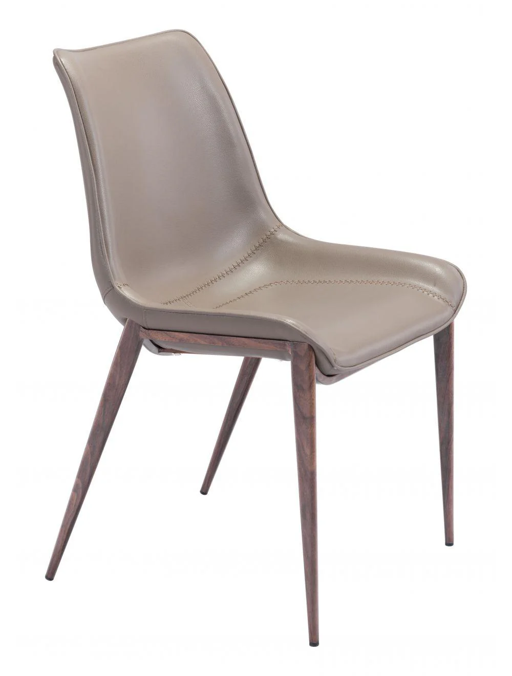 Magnus Dining Chair (Set of 2) Gray & Walnut - Frankwebs