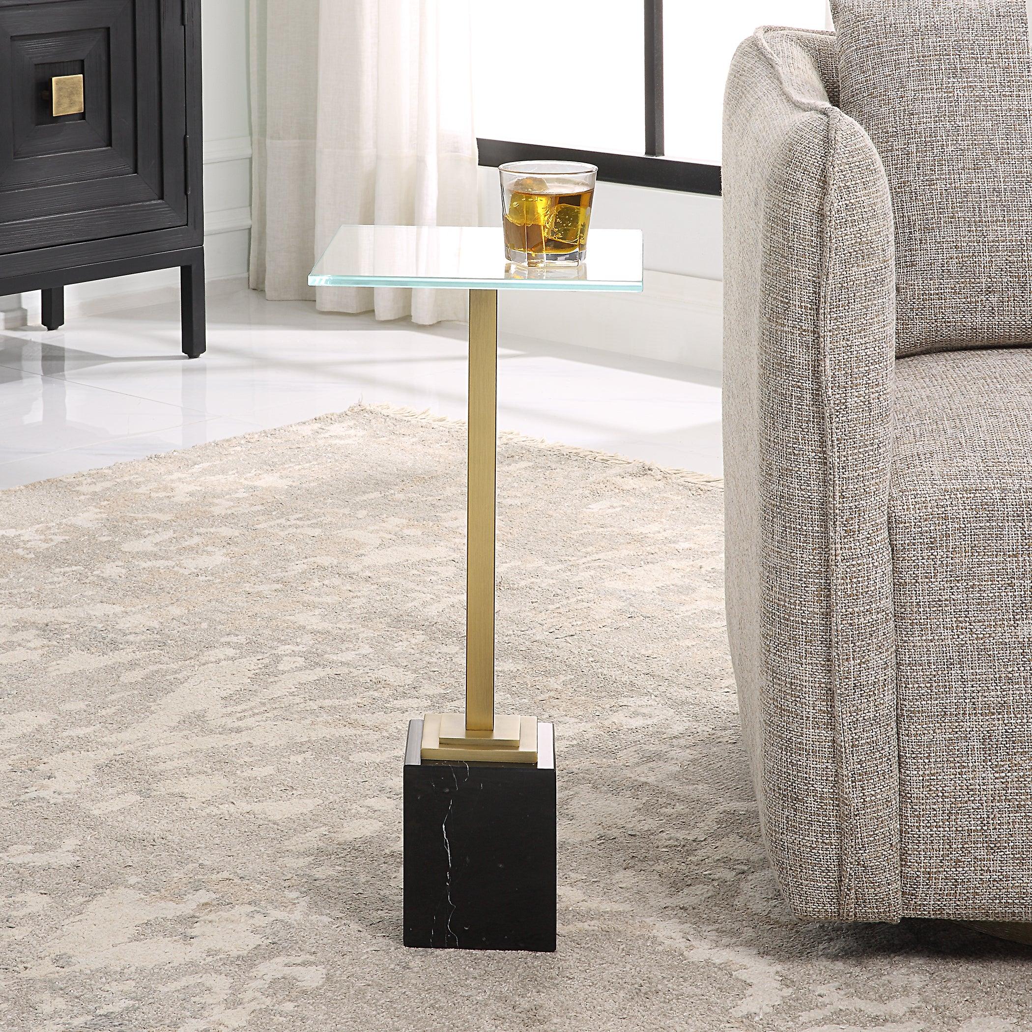 MILAN ACCENT TABLE, BLACK - Frankwebs