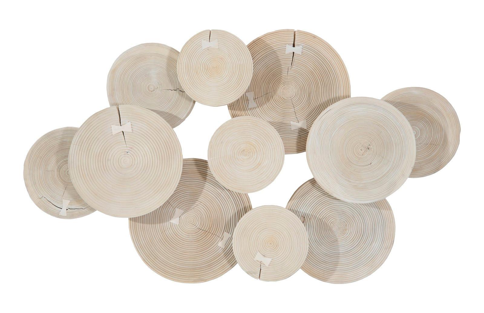 Clouds Wall Art, Bleached Finish - Frankwebs