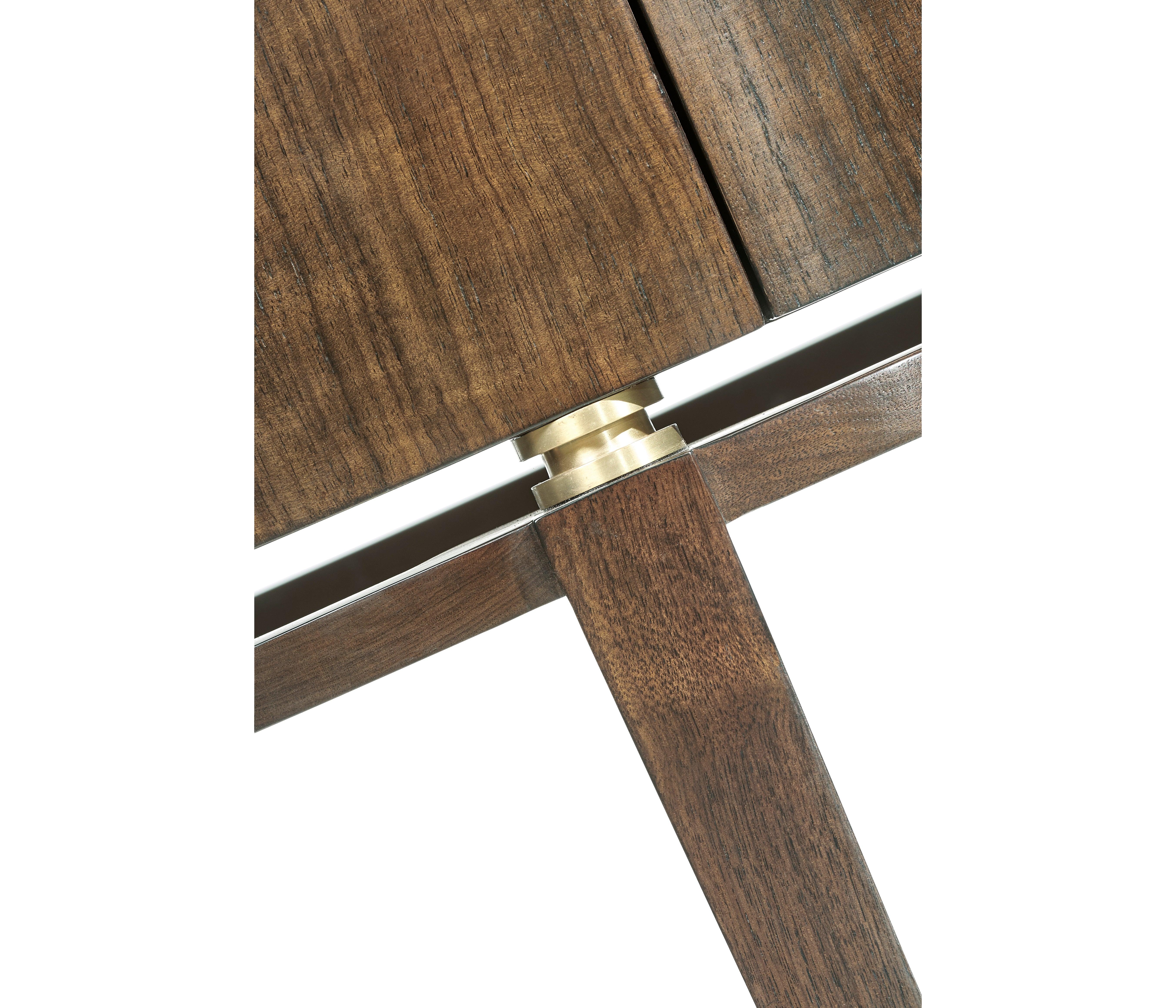 Berkley Oval Walnut Bedside Table - Frankwebs