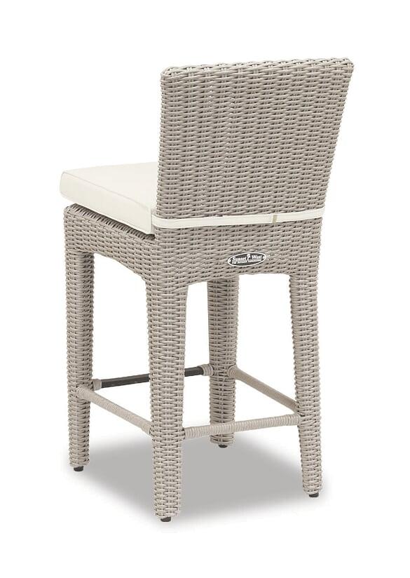 Manhattan Counter Stool in Linen Canvas w/ Self Welt - Frankwebs
