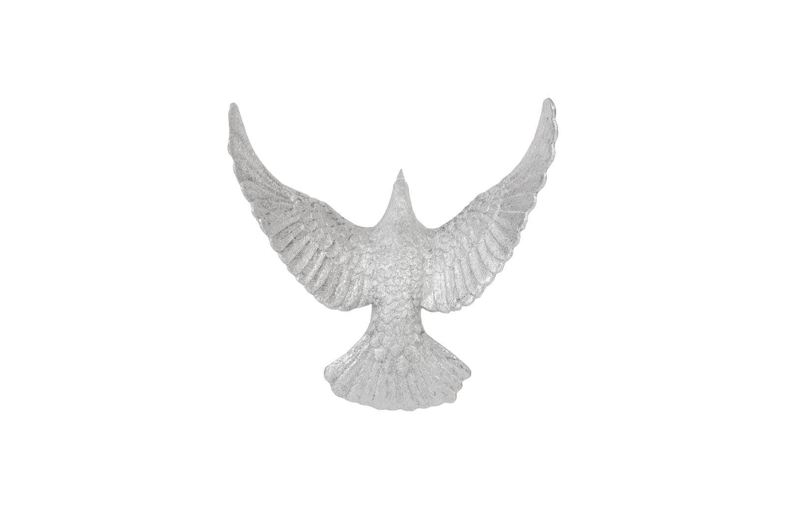 Dove Wall Art, Silver Leaf - Frankwebs