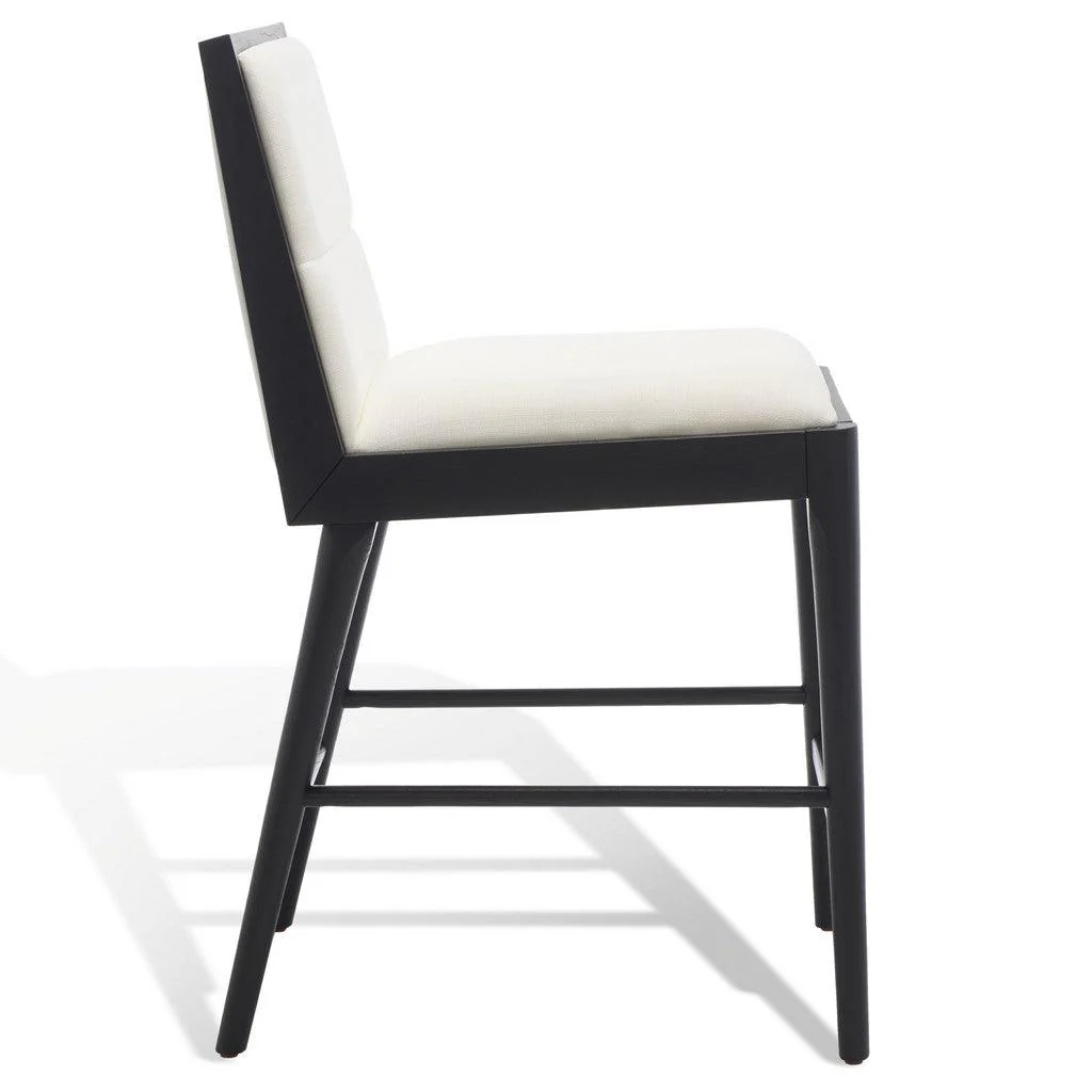 LAYCEE LINEN AND WOOD COUNTER STOOL - Frankwebs