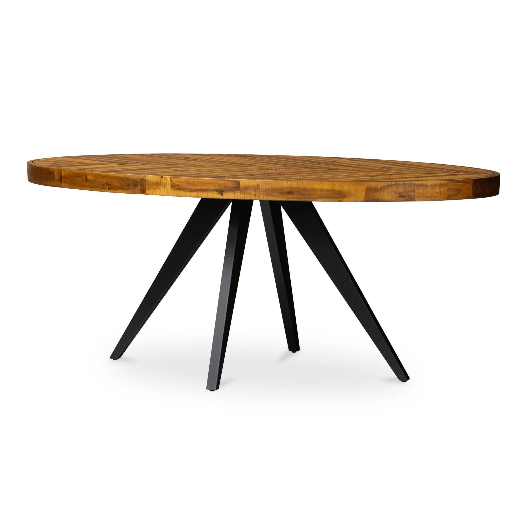Parq Oval Dining Table Amber - Frankwebs