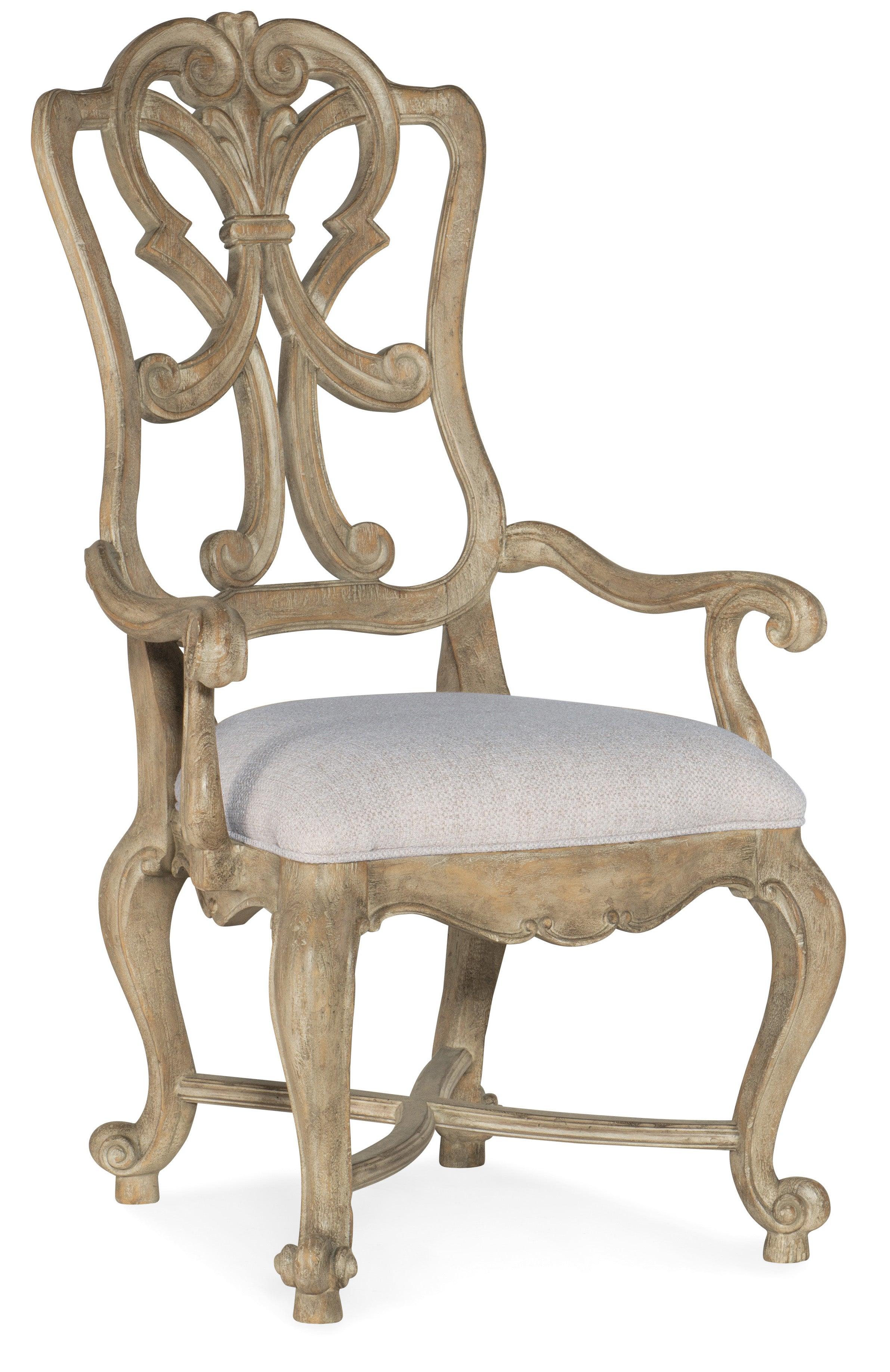 Castella Wood Back Arm Chair - Set of 2 - Frankwebs