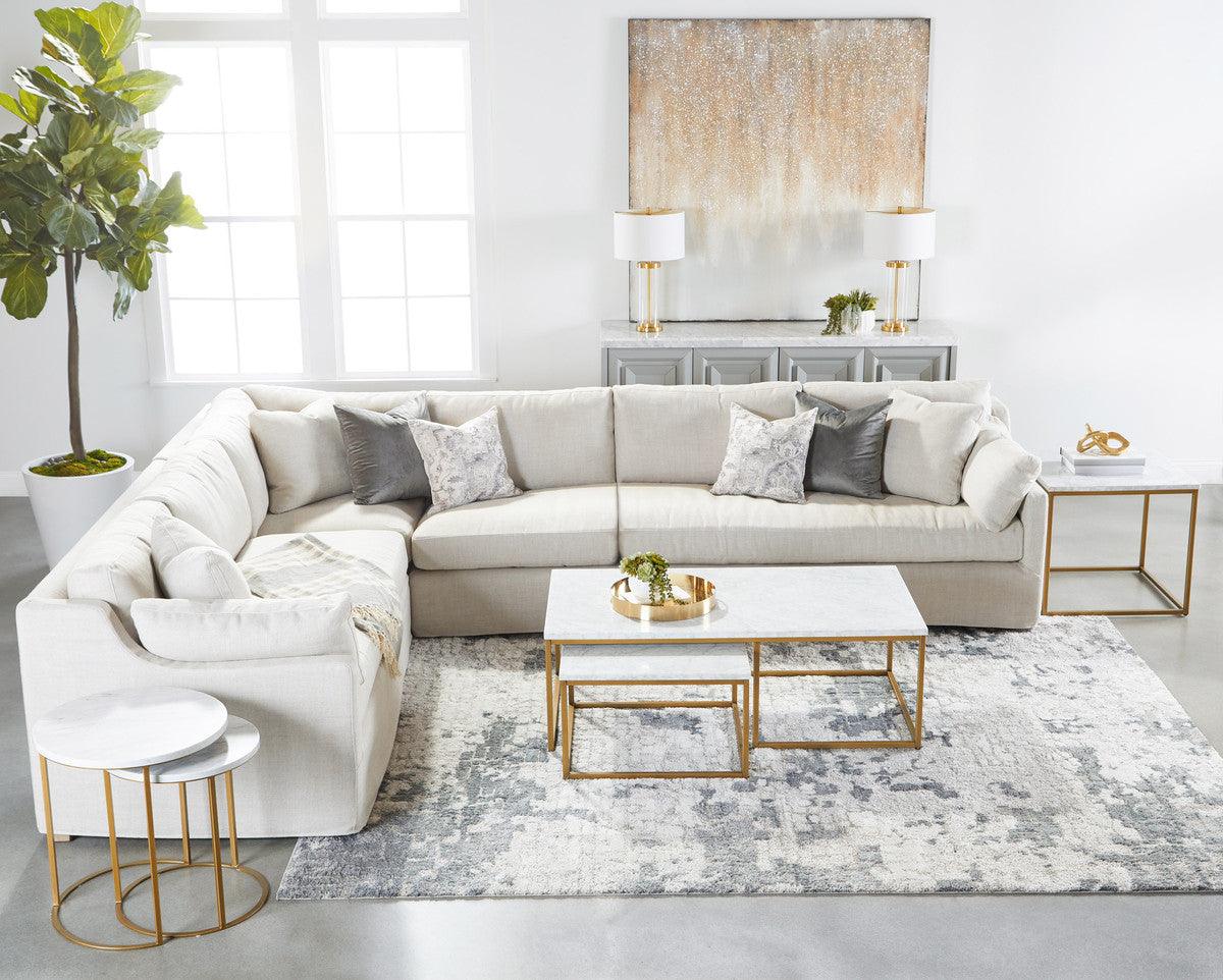 Lena Modular Slipcover 1-Seat Armless Chair - Frankwebs