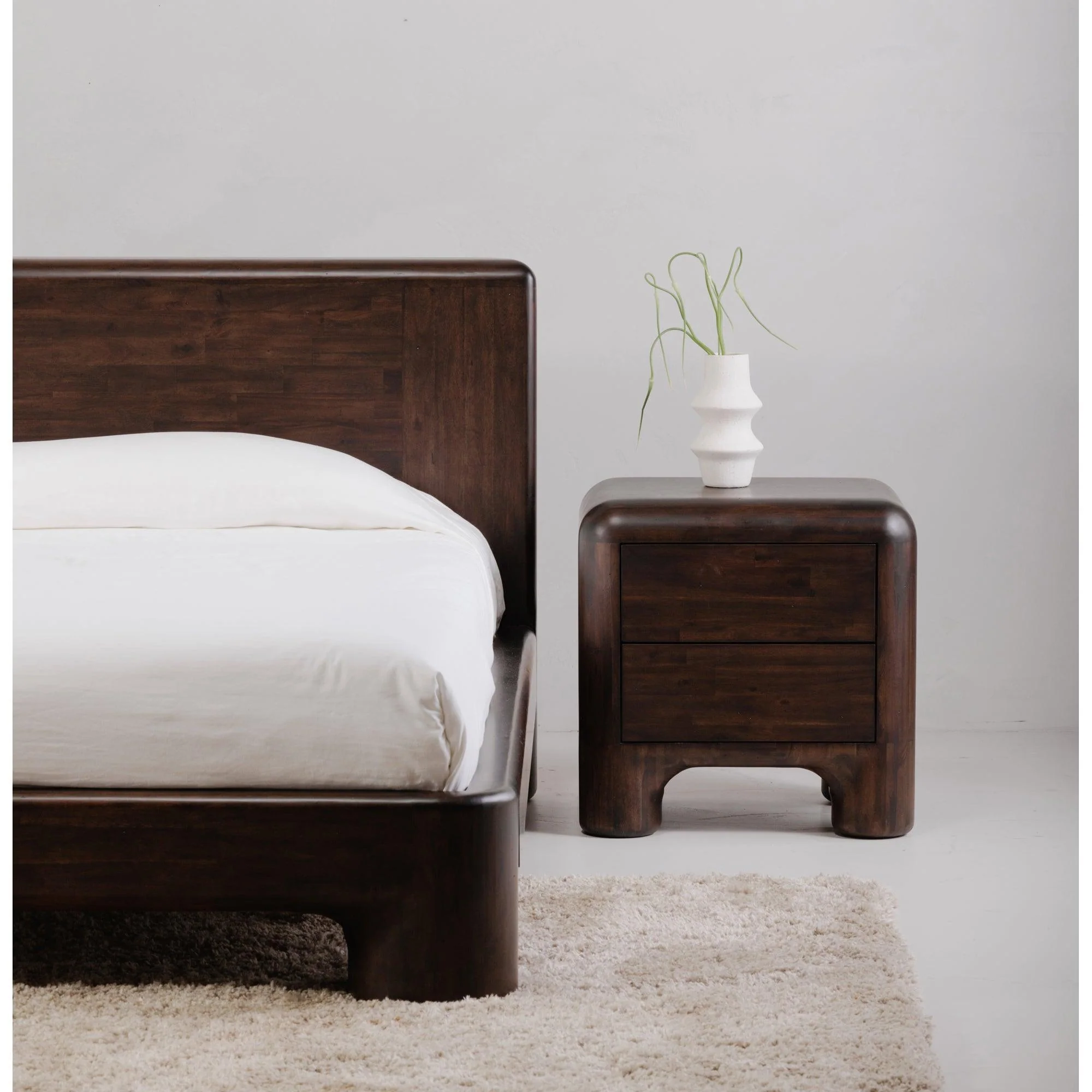 Rowan Nightstand Dark Brown - Frankwebs