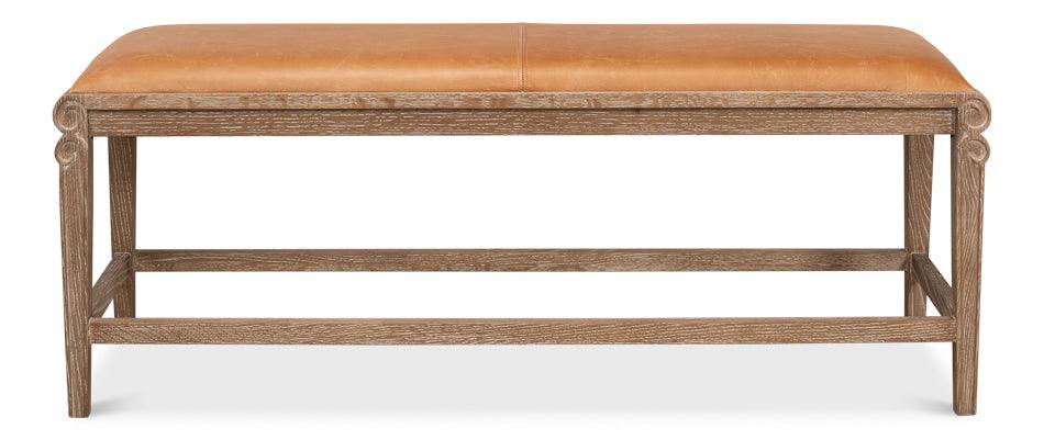 Smith Building Parlor Bench - Leather - Frankwebs