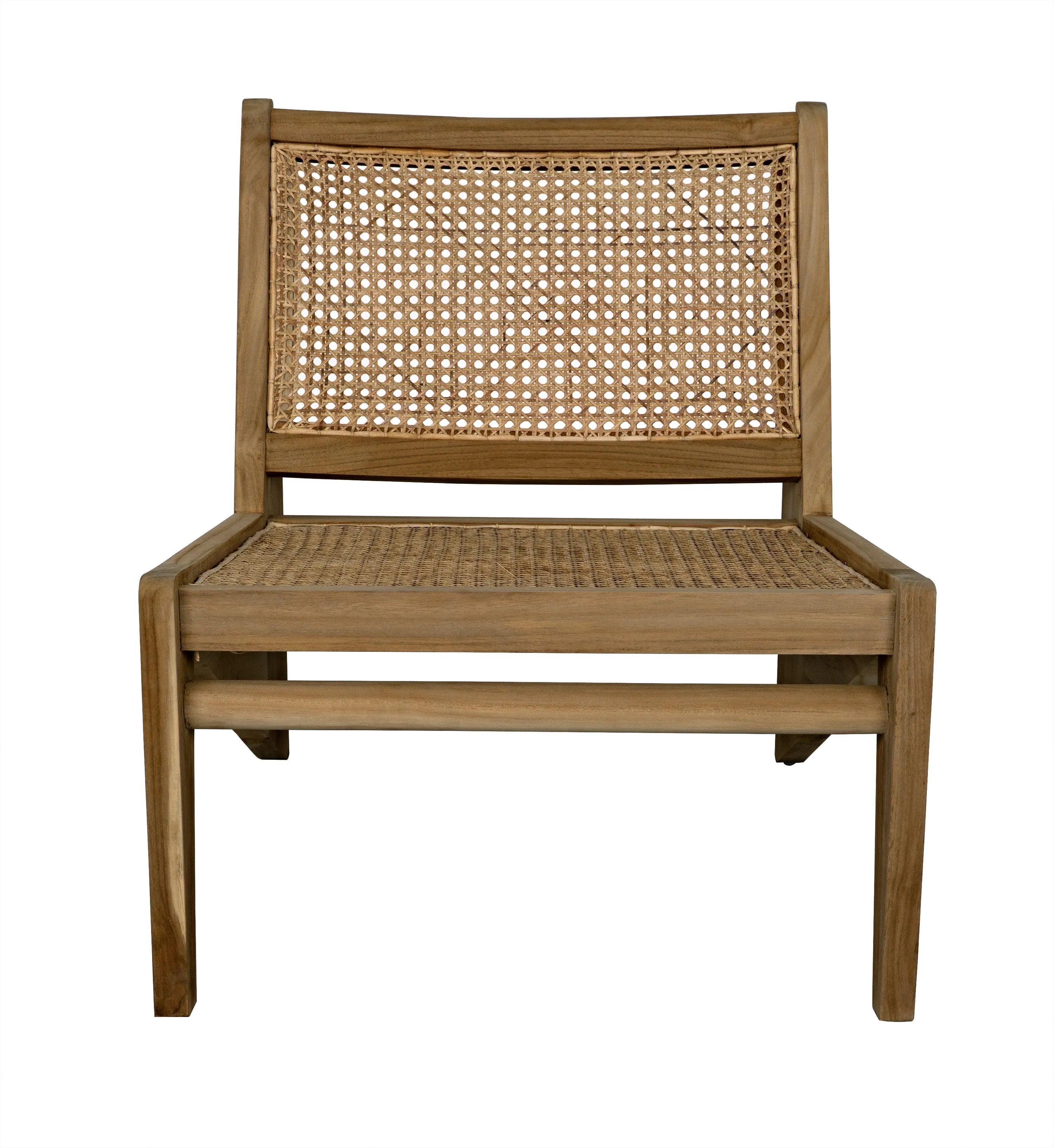 Udine Chair With Caning, Teak - Frankwebs