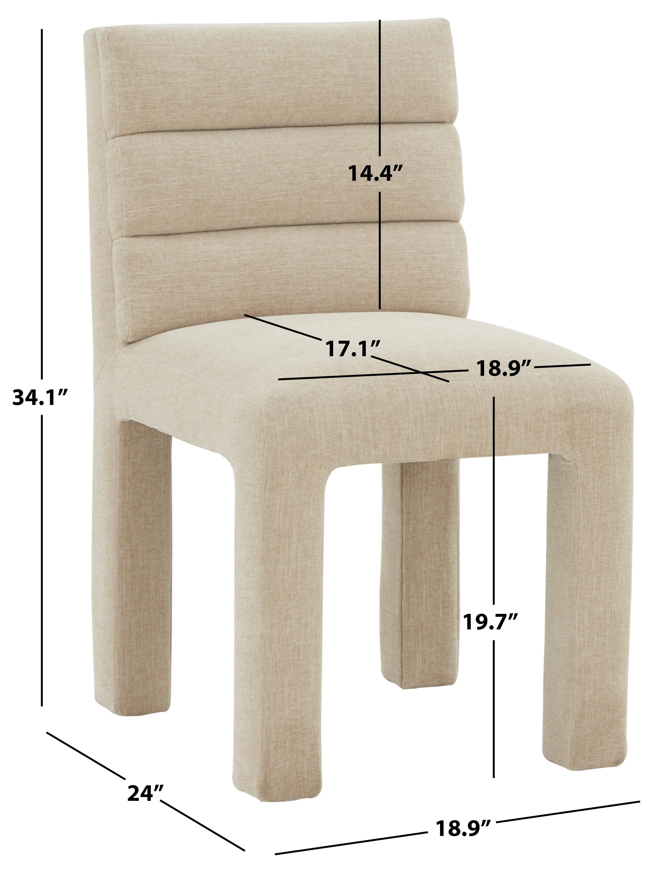 PIETRO TUFTED DINING CHAIR - Frankwebs