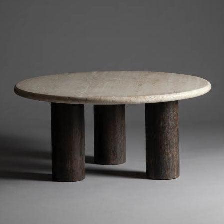 JENNAMIRA TRAVERTINE TOP COFFEE TABLE - Frankwebs