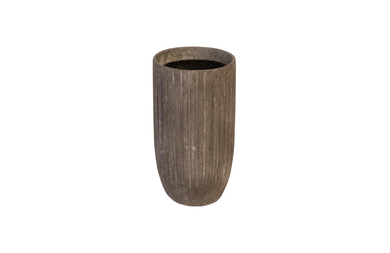 Lourdes Planter, Small, Gray - Frankwebs