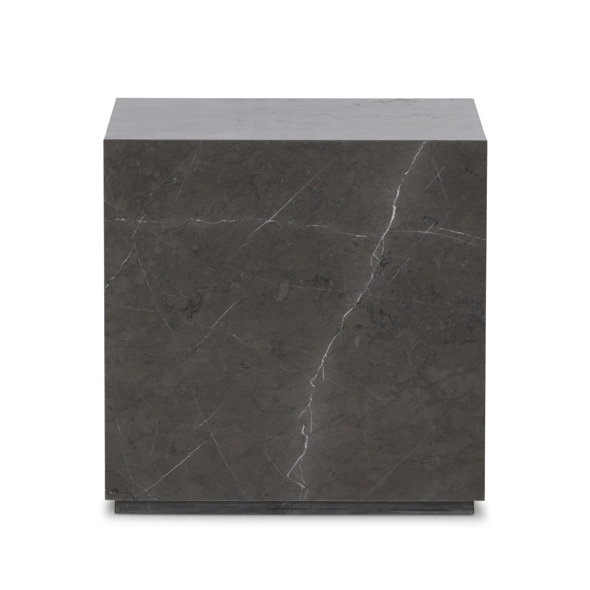 Modern Marble Plinth End Table - Frankwebs